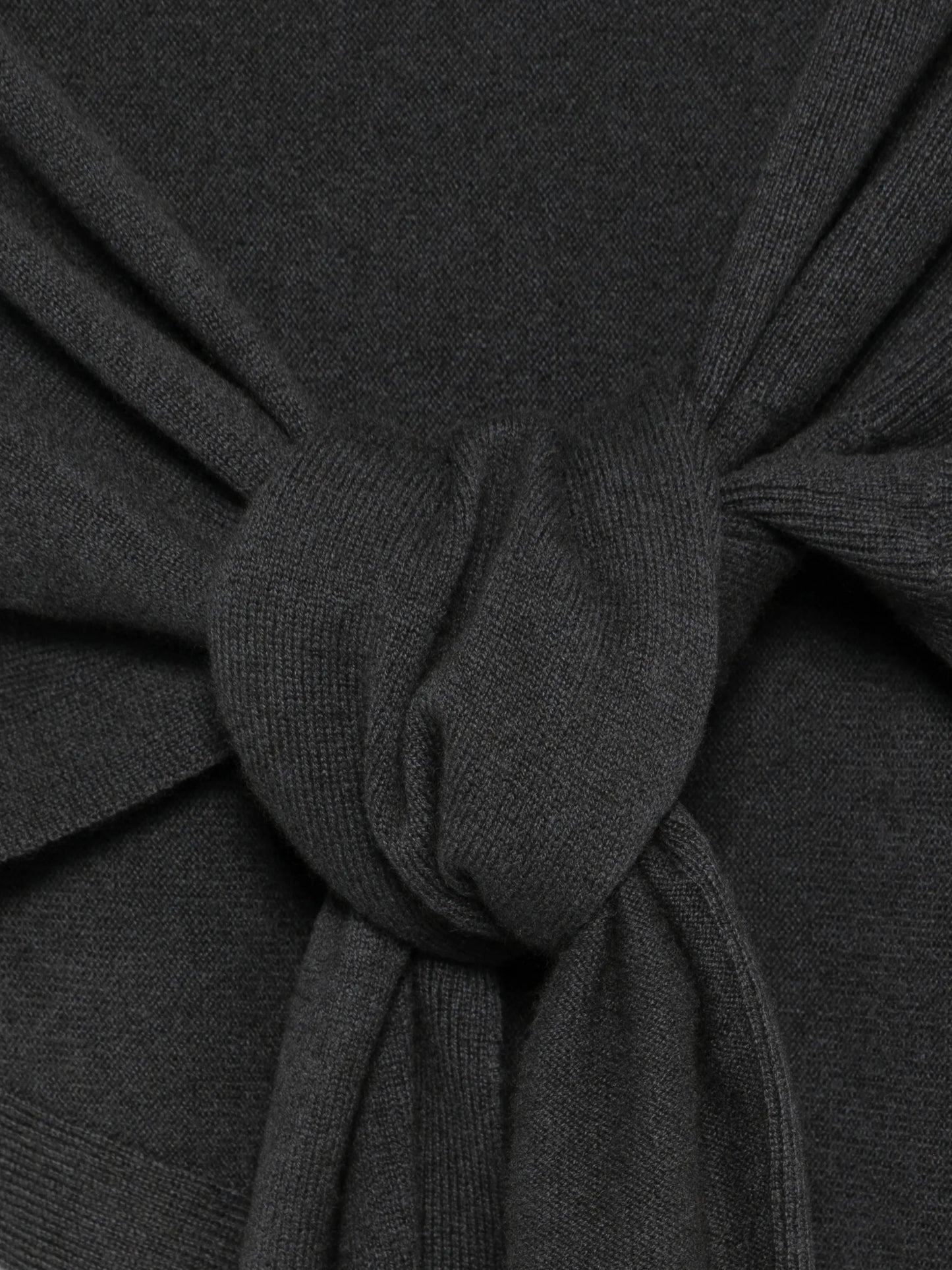 fine-knit wrap scarf