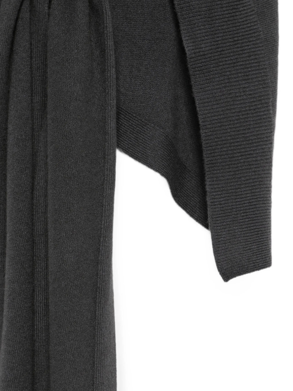 draped scarf in cashmere