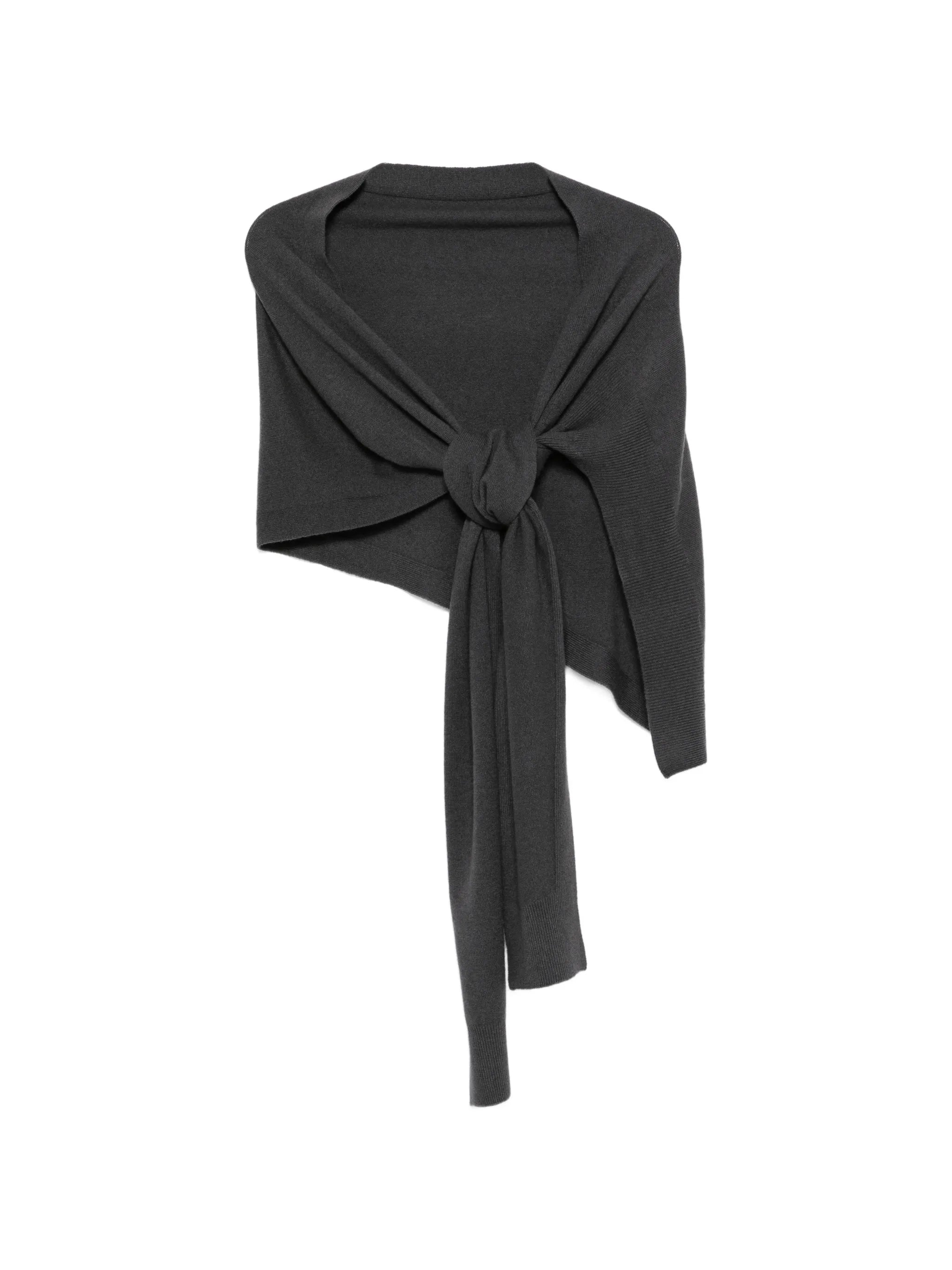 fine-knit wrap scarf