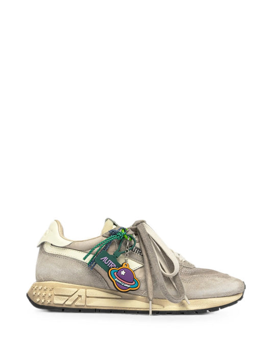 Super Vintage suede-panelled sneakers