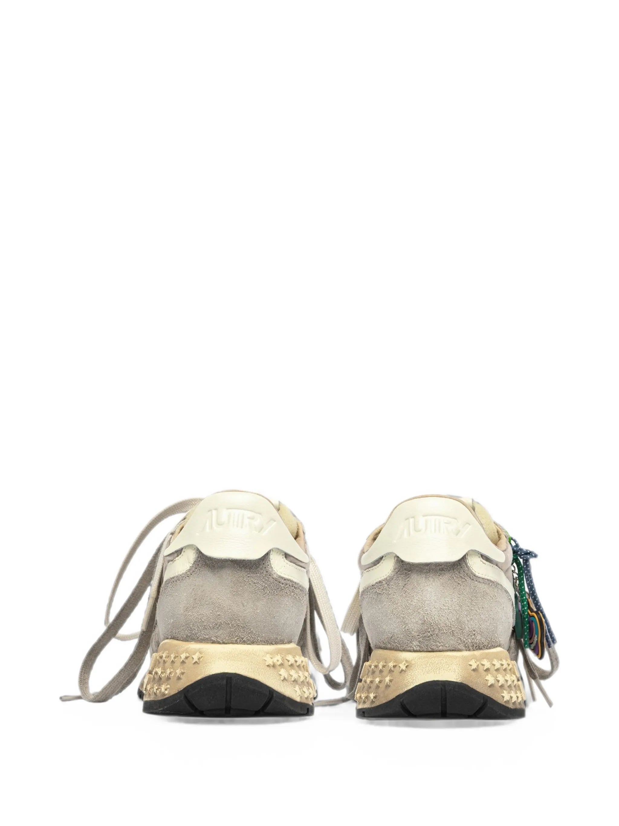 Super Vintage suede-panelled sneakers