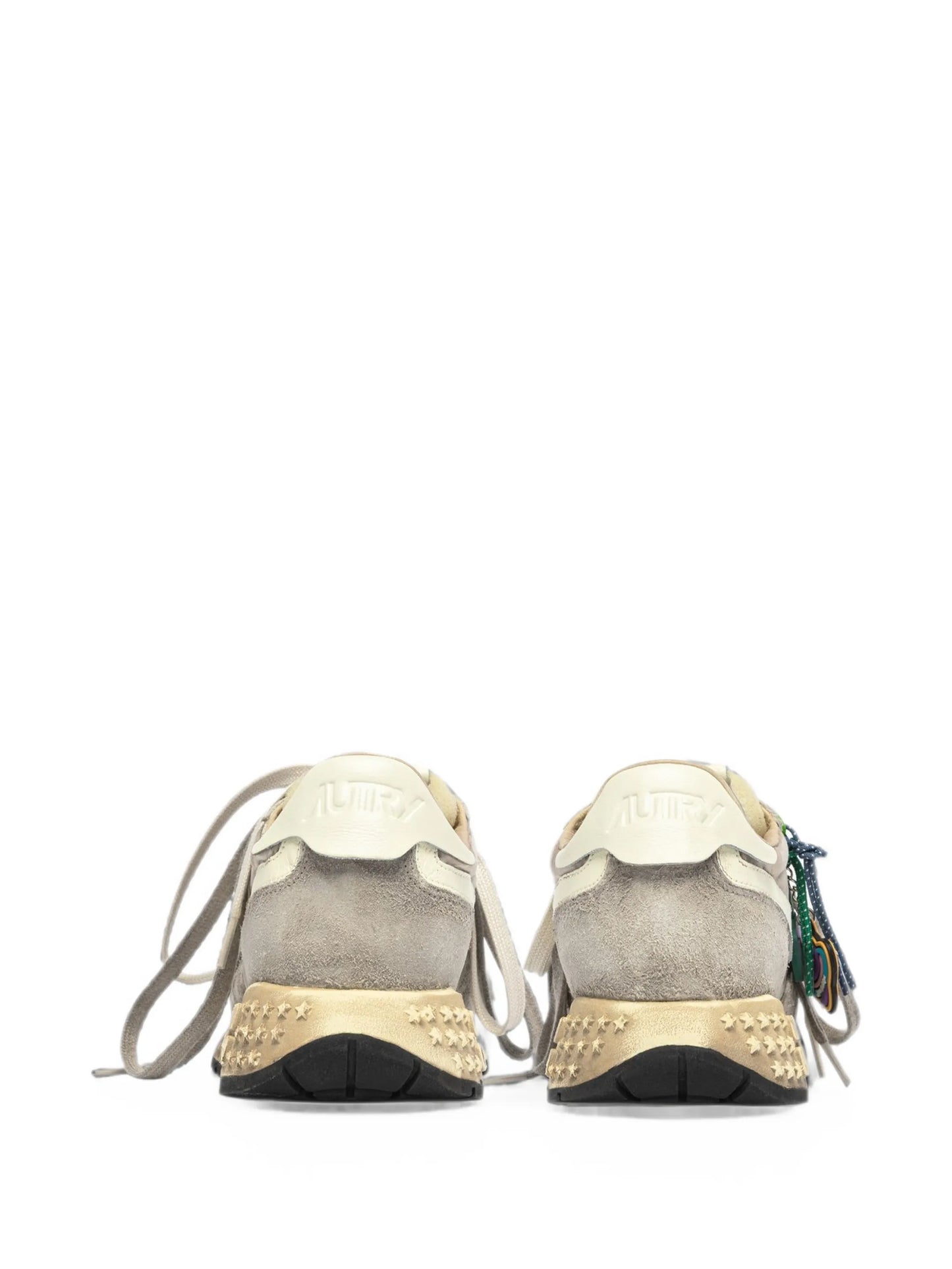 Super Vintage suede-panelled sneakers