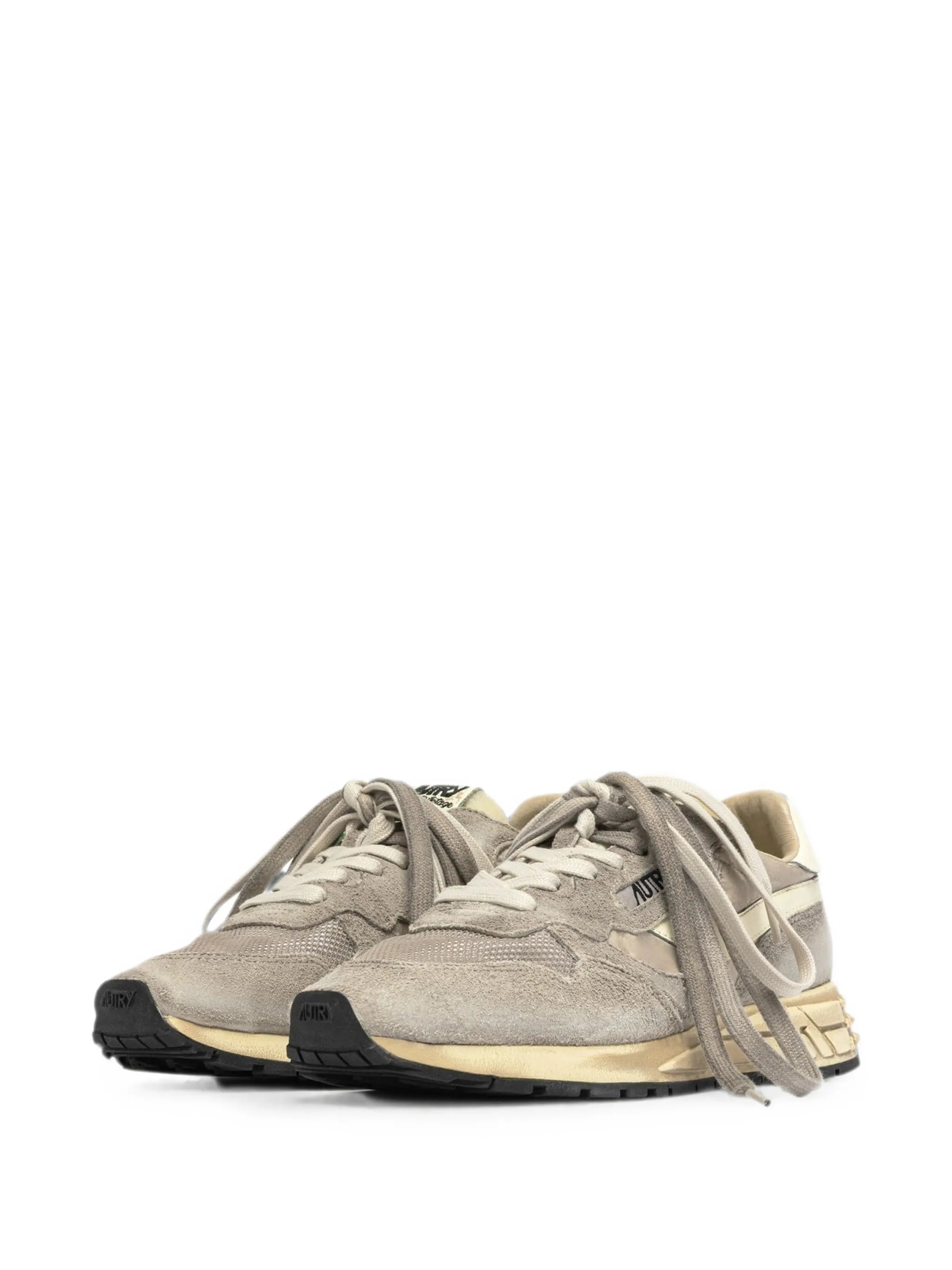 Super Vintage suede-panelled sneakers
