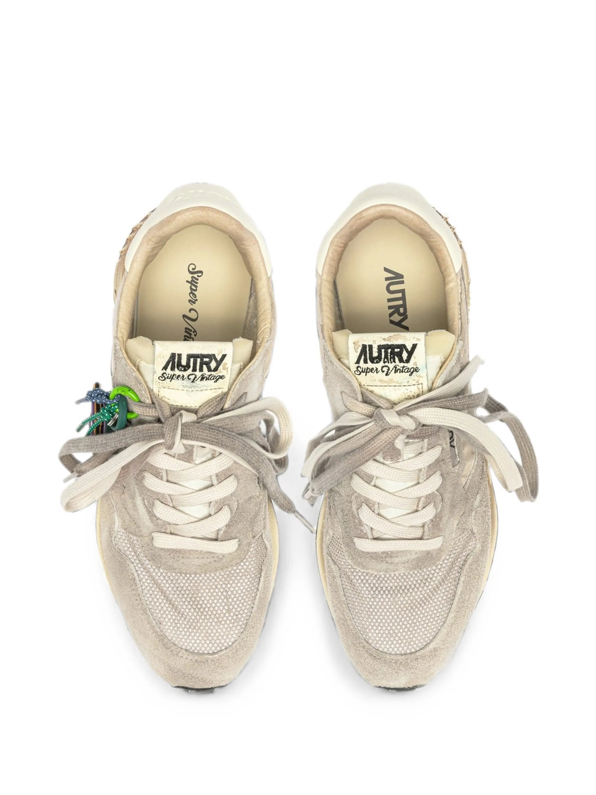 Super Vintage suede-panelled sneakers