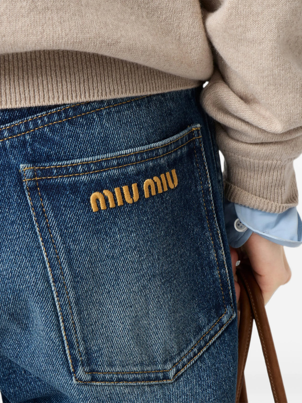 five-pocket denim jeans