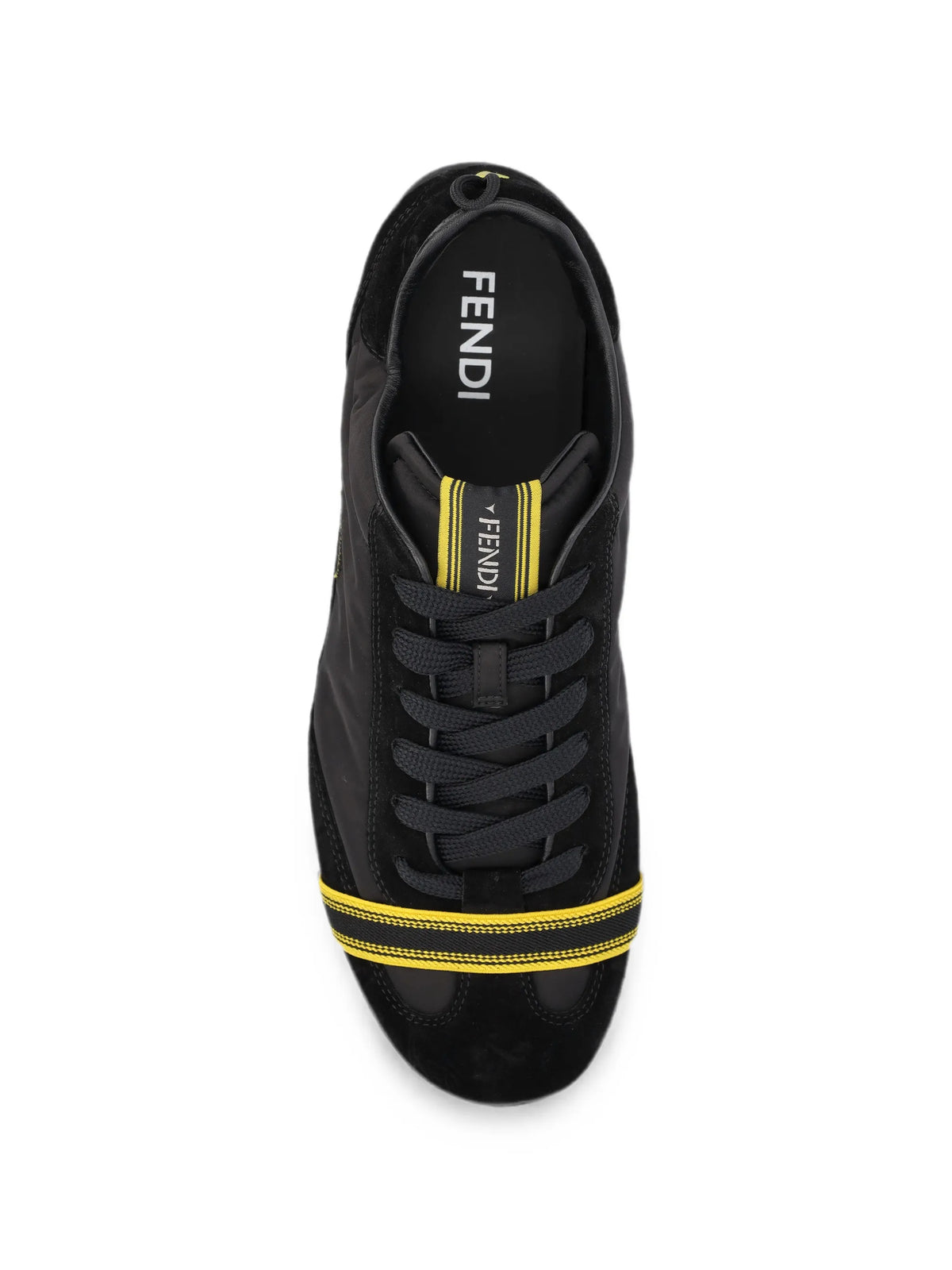 Wrap contrast-stripe panelled sneakers