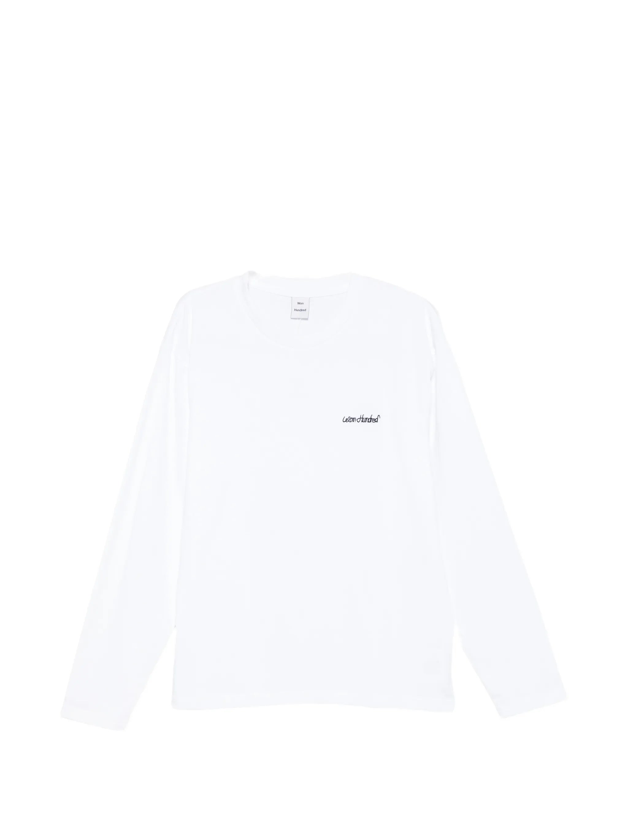 logo-embroidered long-sleeve T-shirt
