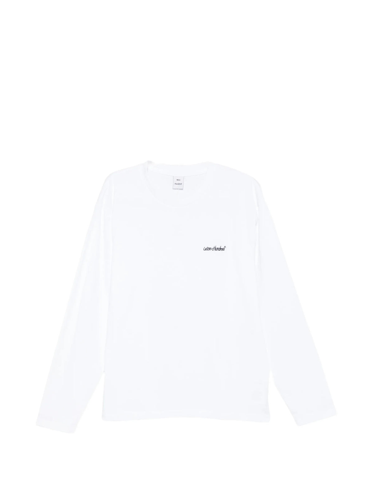 logo-embroidered long-sleeve T-shirt
