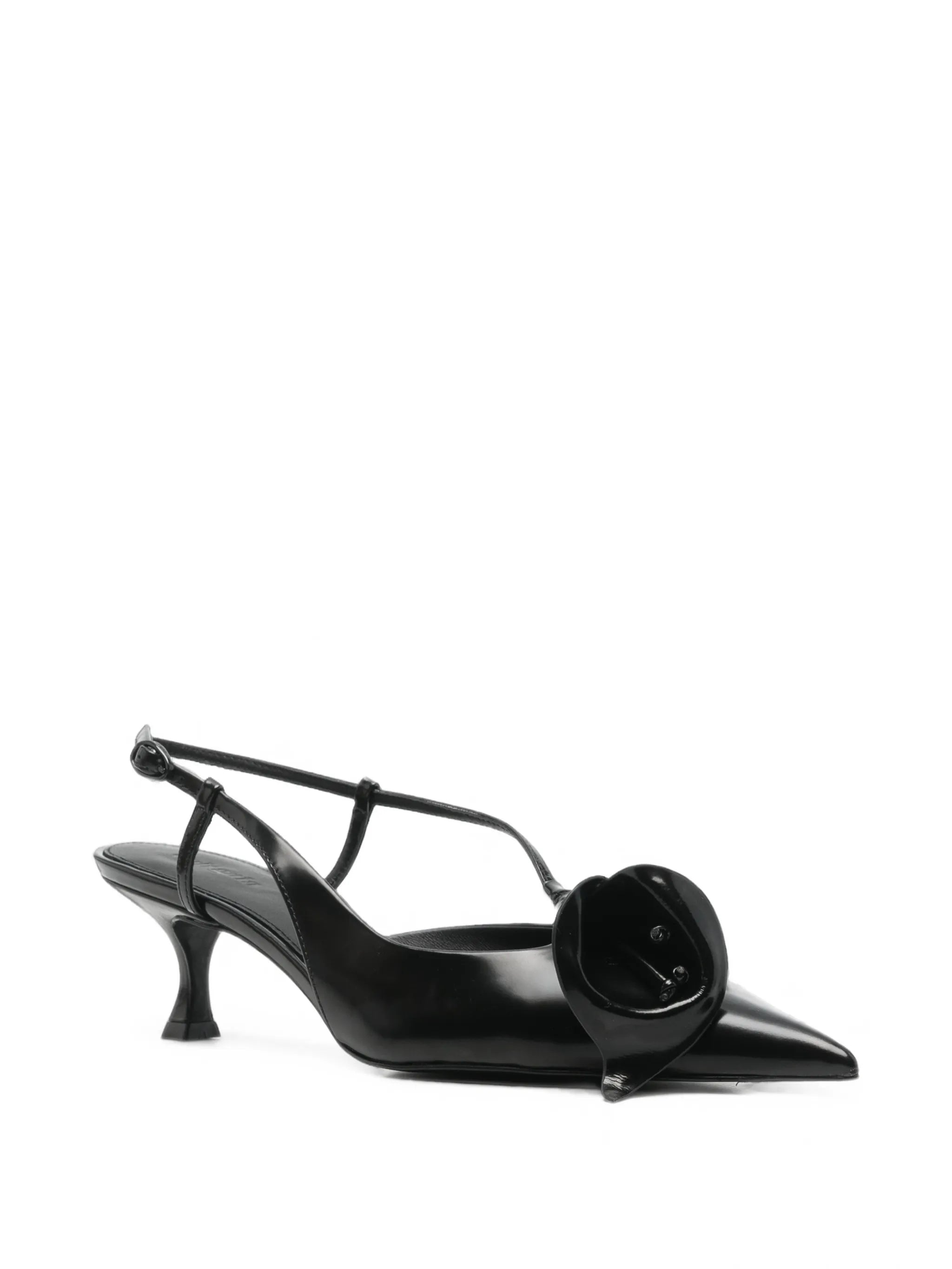 Calla floral-embellished pumps