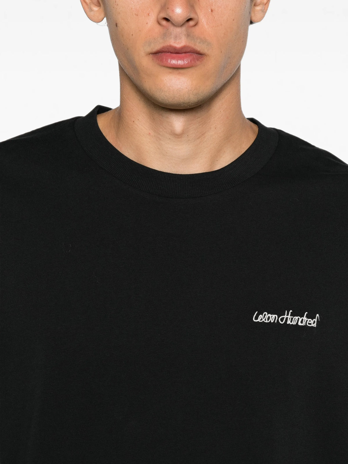 logo-embroidered long-sleeve T-shirt