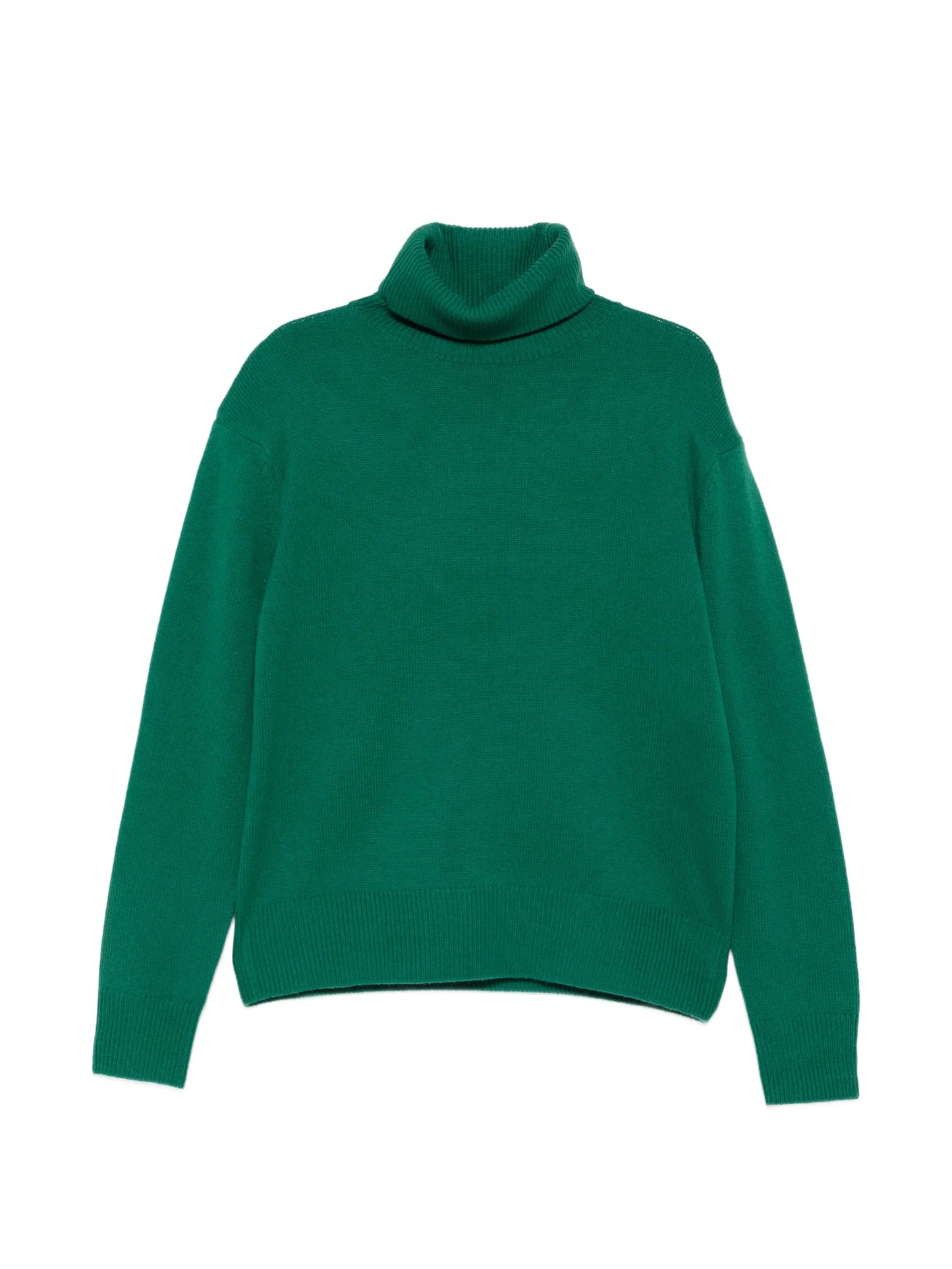 Gala padded roll-neck knitted wool sweater