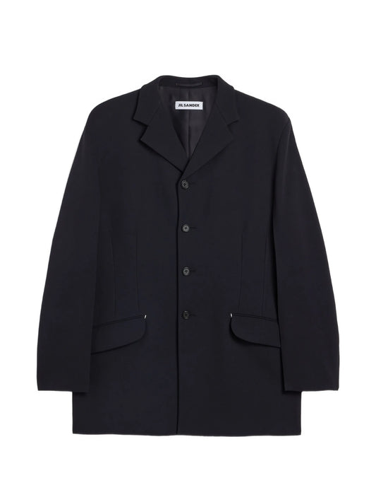 technical crêpe deconstructed jacket