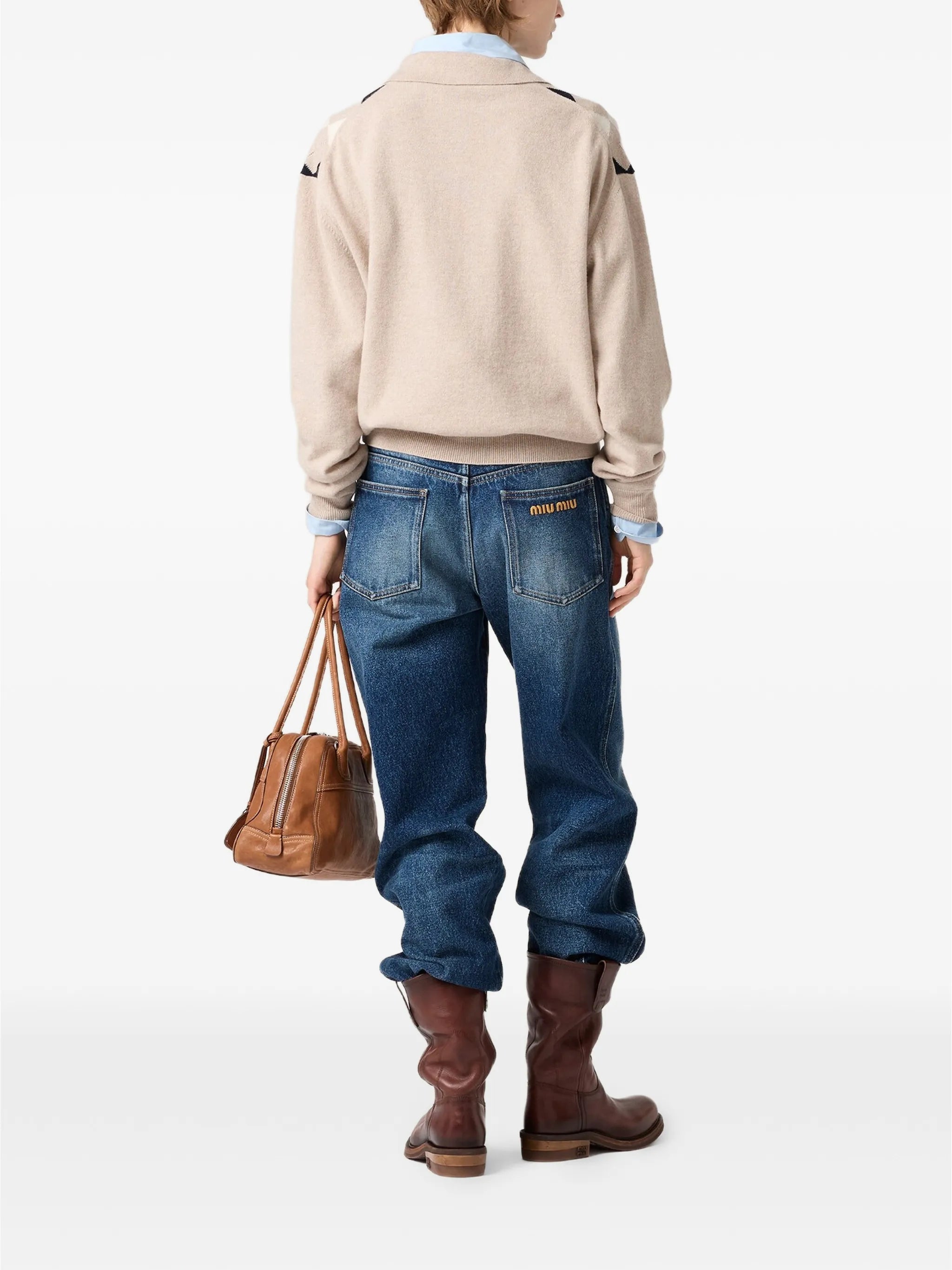 cashmere polo sweater
