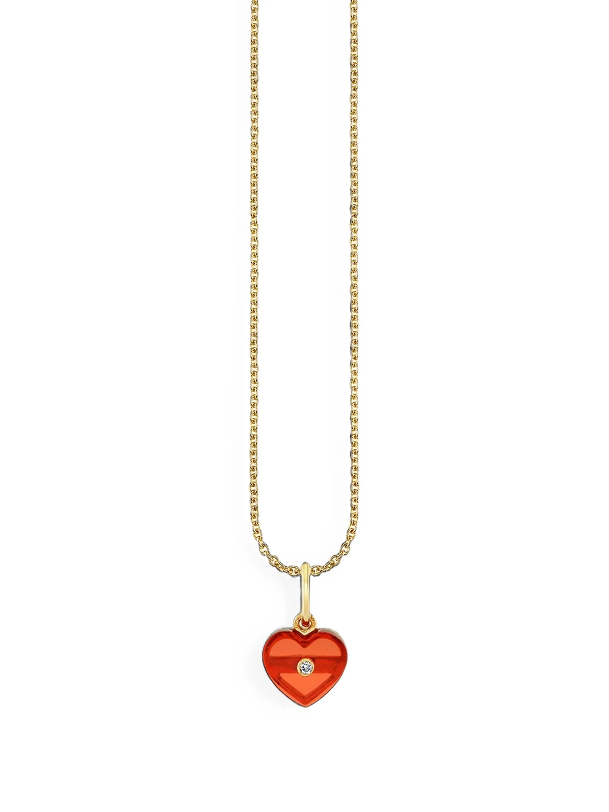 diamond heart pendant necklace