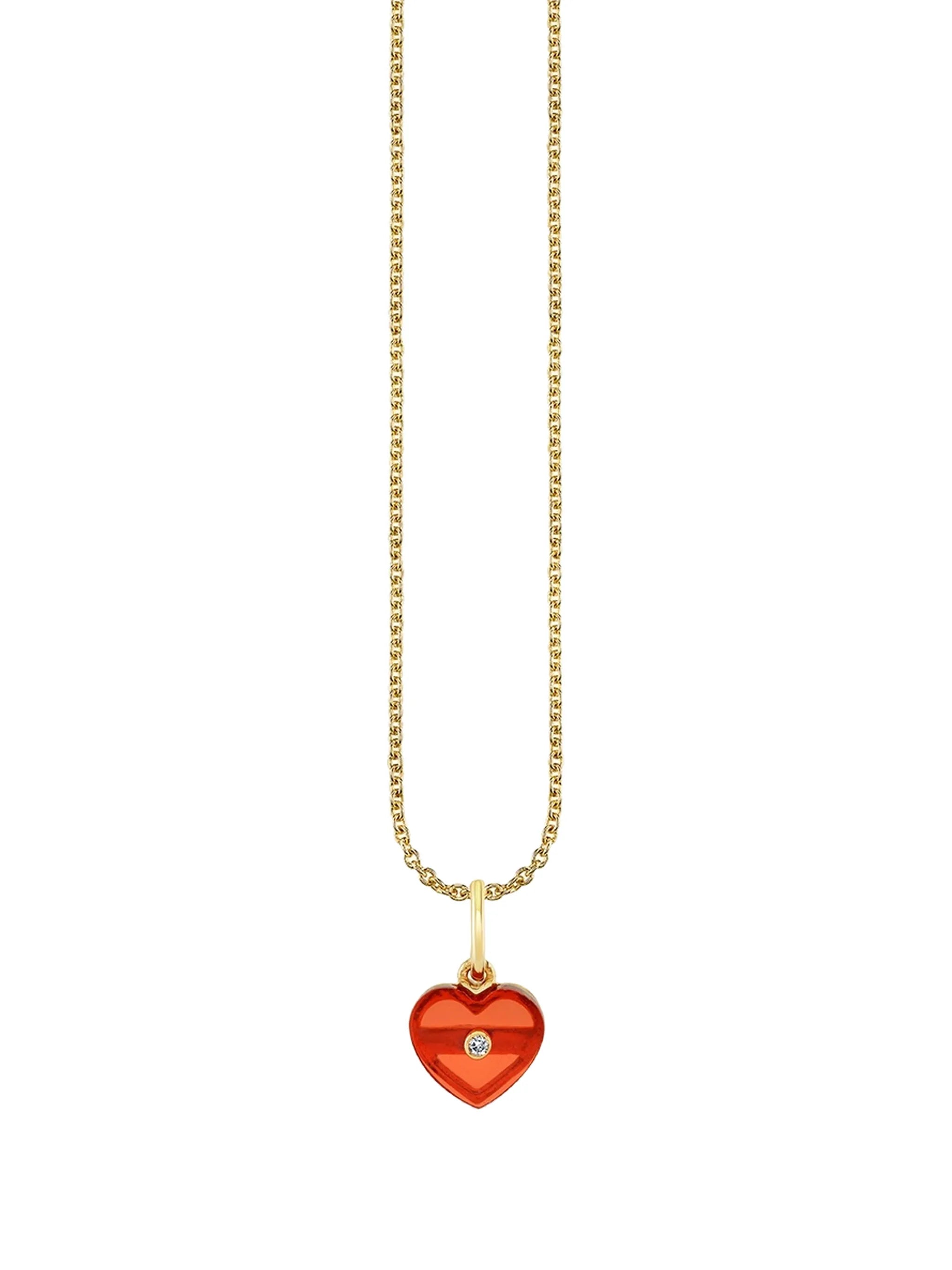 diamond heart pendant necklace