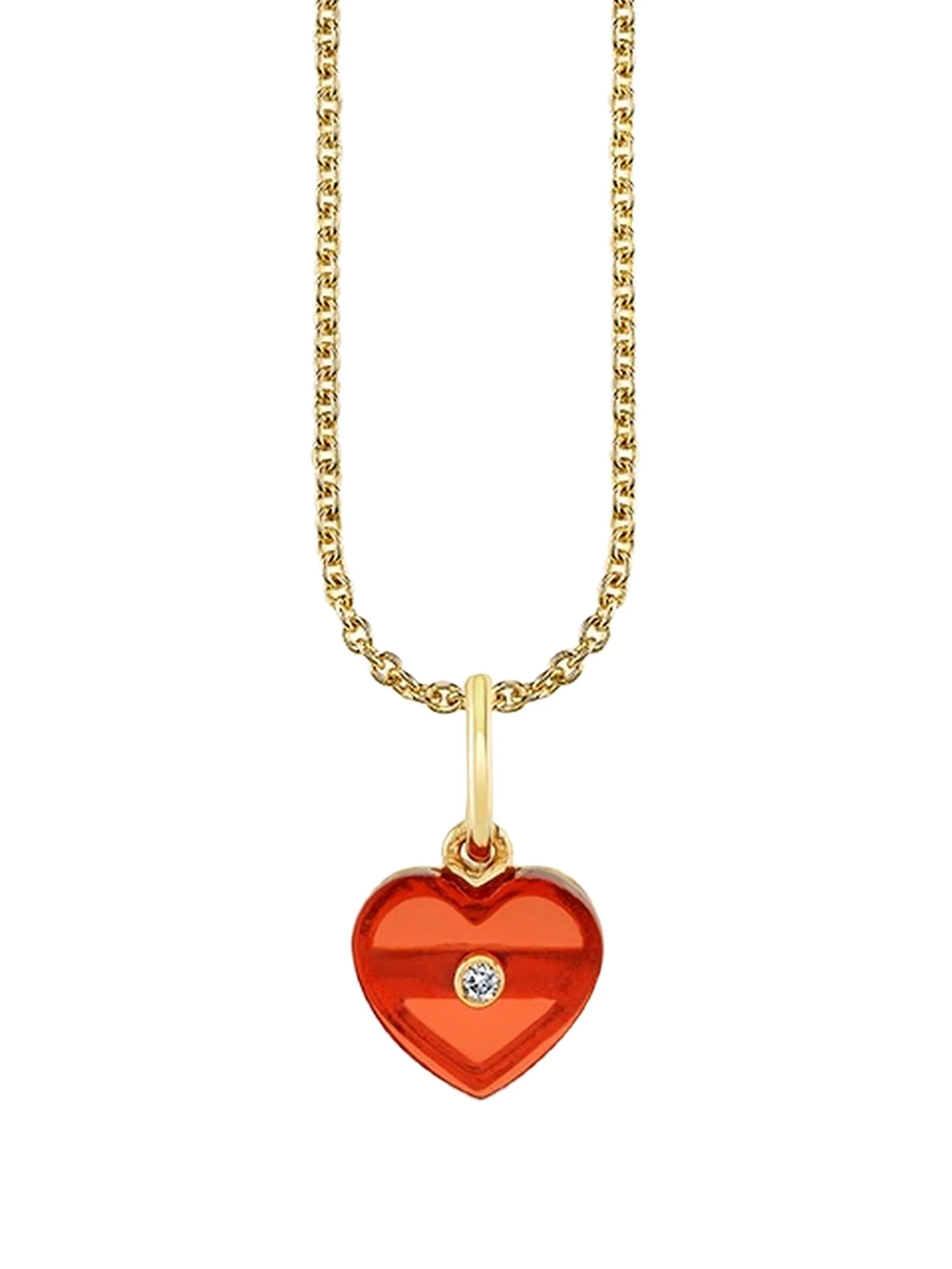 diamond heart pendant necklace