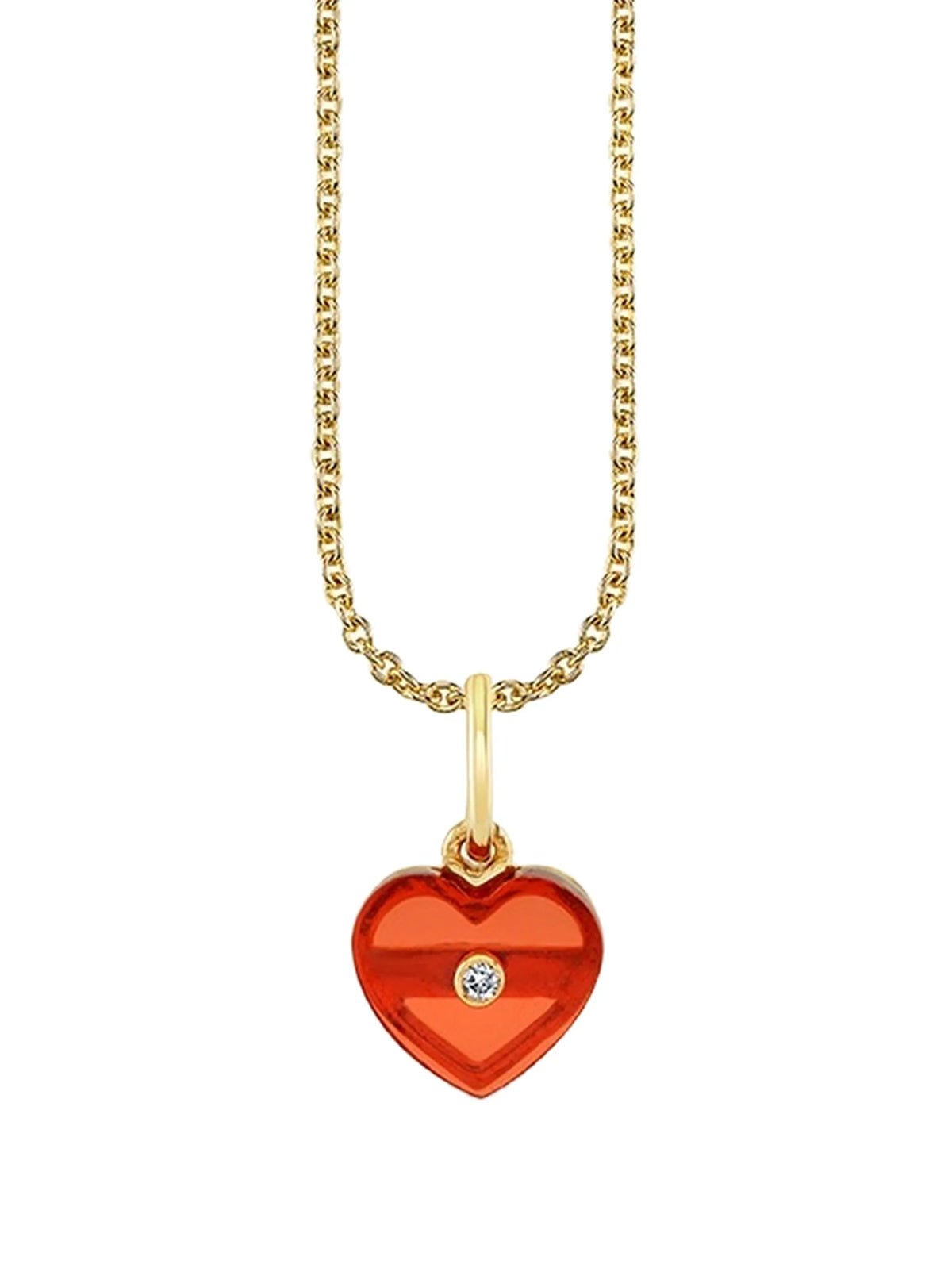 diamond heart pendant necklace