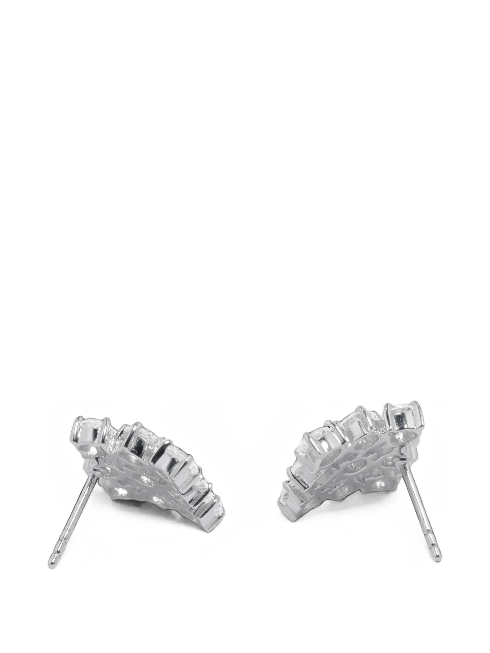 Notsobig Juggernaut cubic zirconia stud earrings