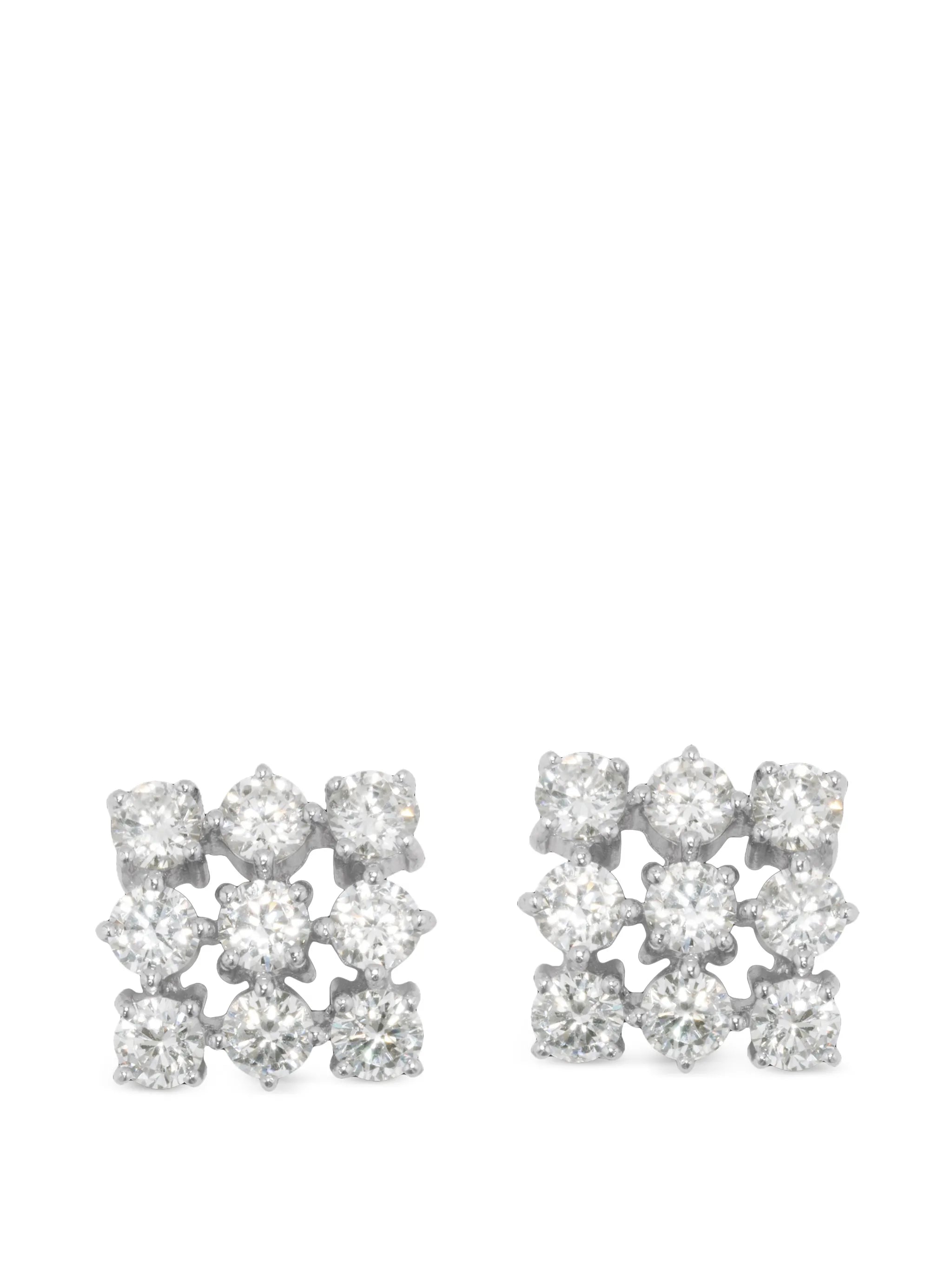 Notsobig Juggernaut cubic zirconia stud earrings
