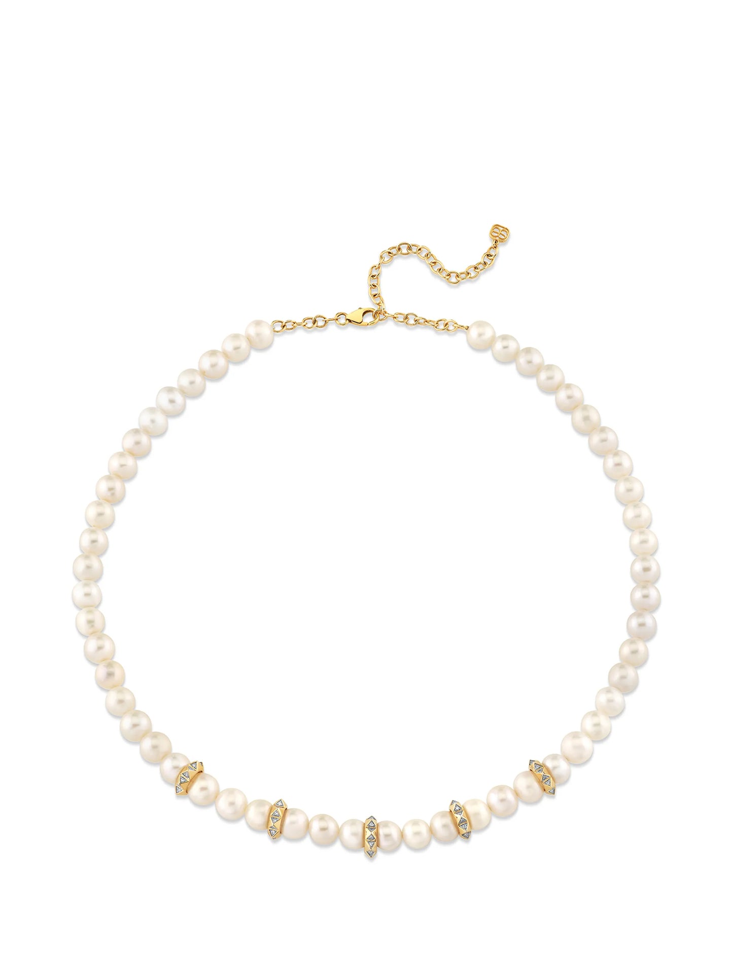freshwater pearl and diamond necklace