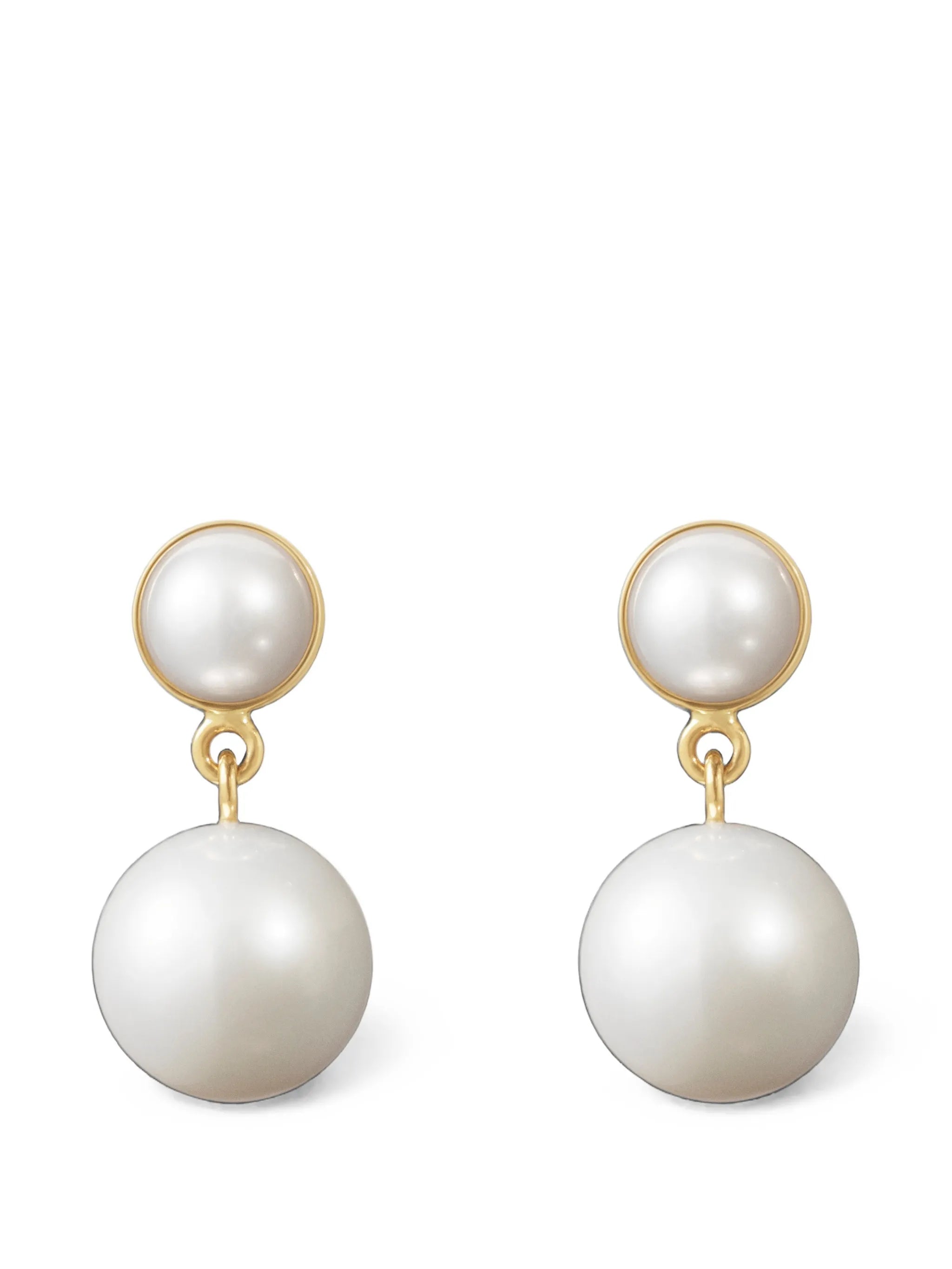 Luce de Perle freshwater pearl drop earrings