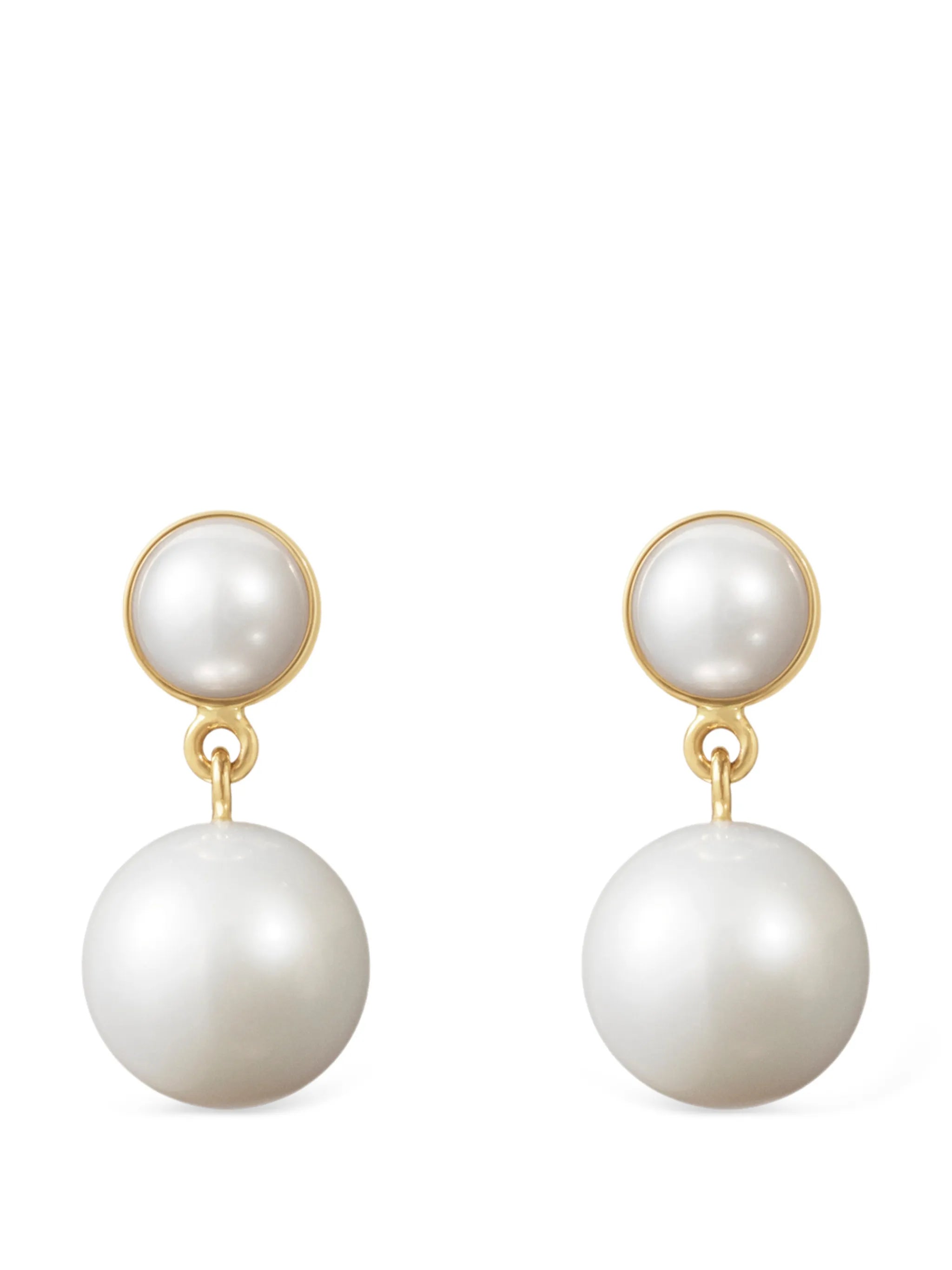 Luce de Perle freshwater pearl drop earrings