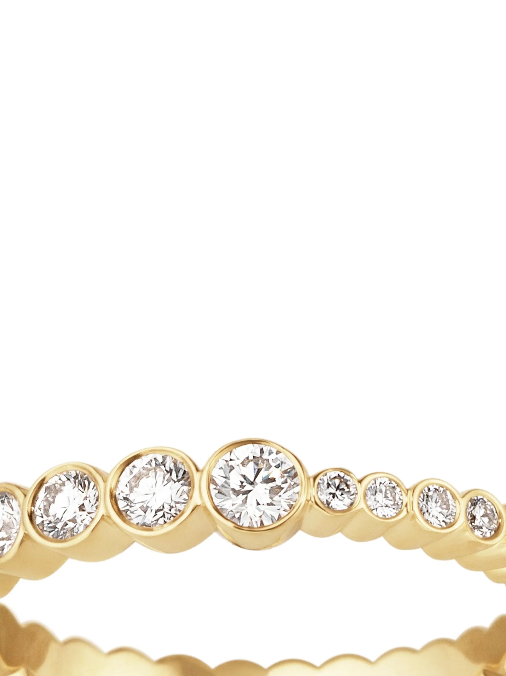 Ensemble Croissant  diamond ring