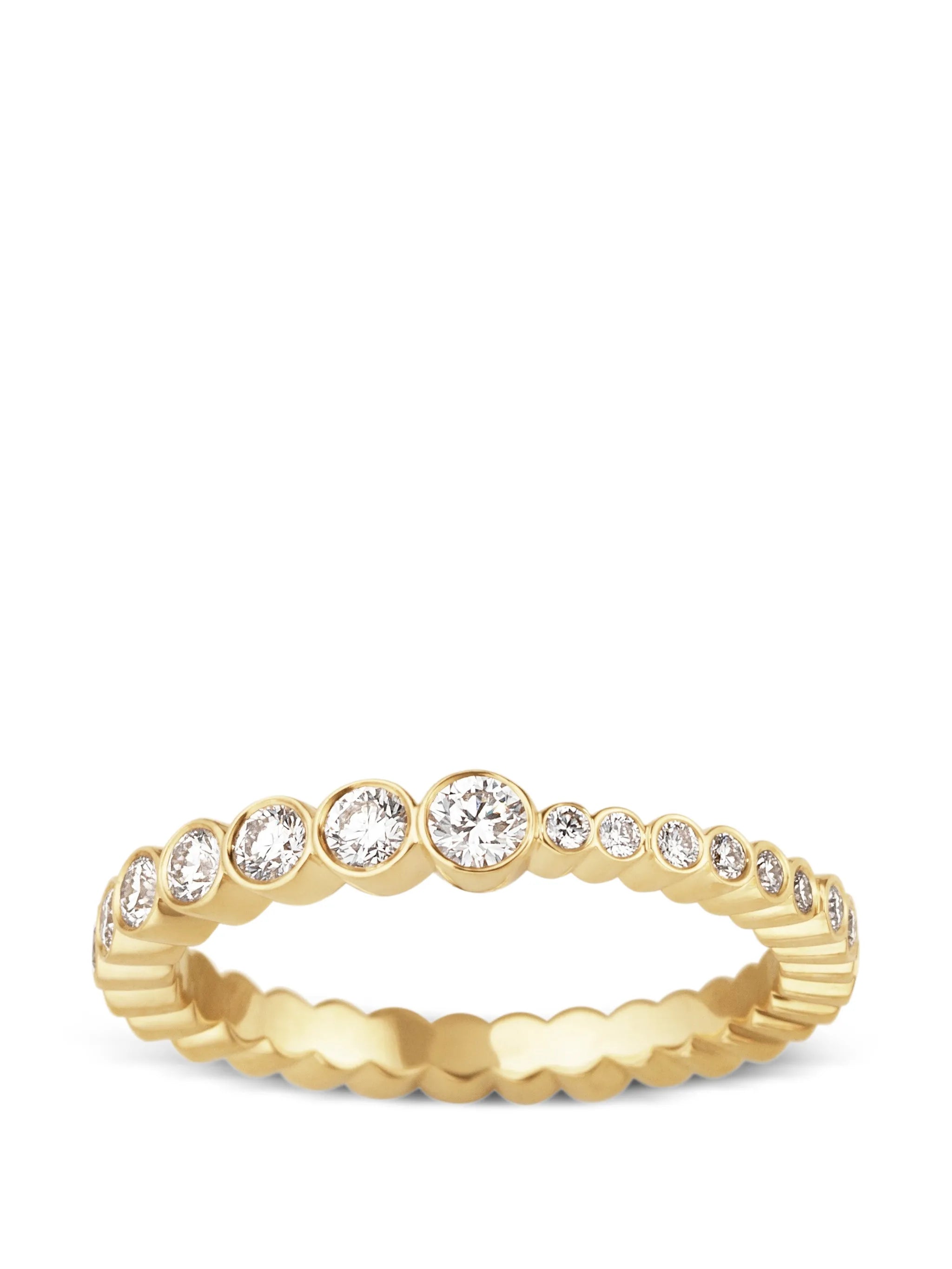 Ensemble Croissant  diamond ring