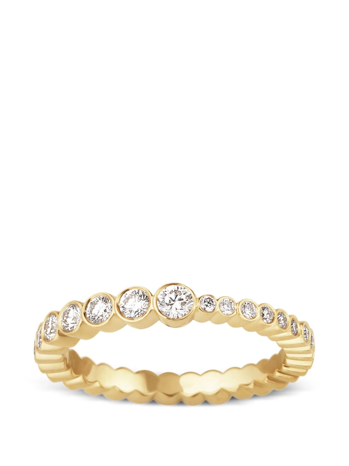 Ensemble Croissant  diamond ring