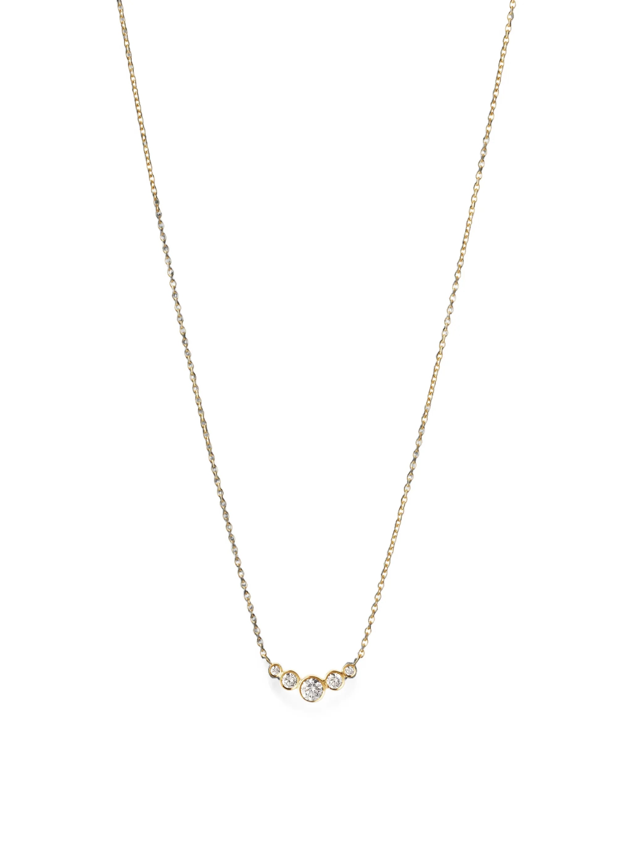 Petite Dentelle diamond necklace