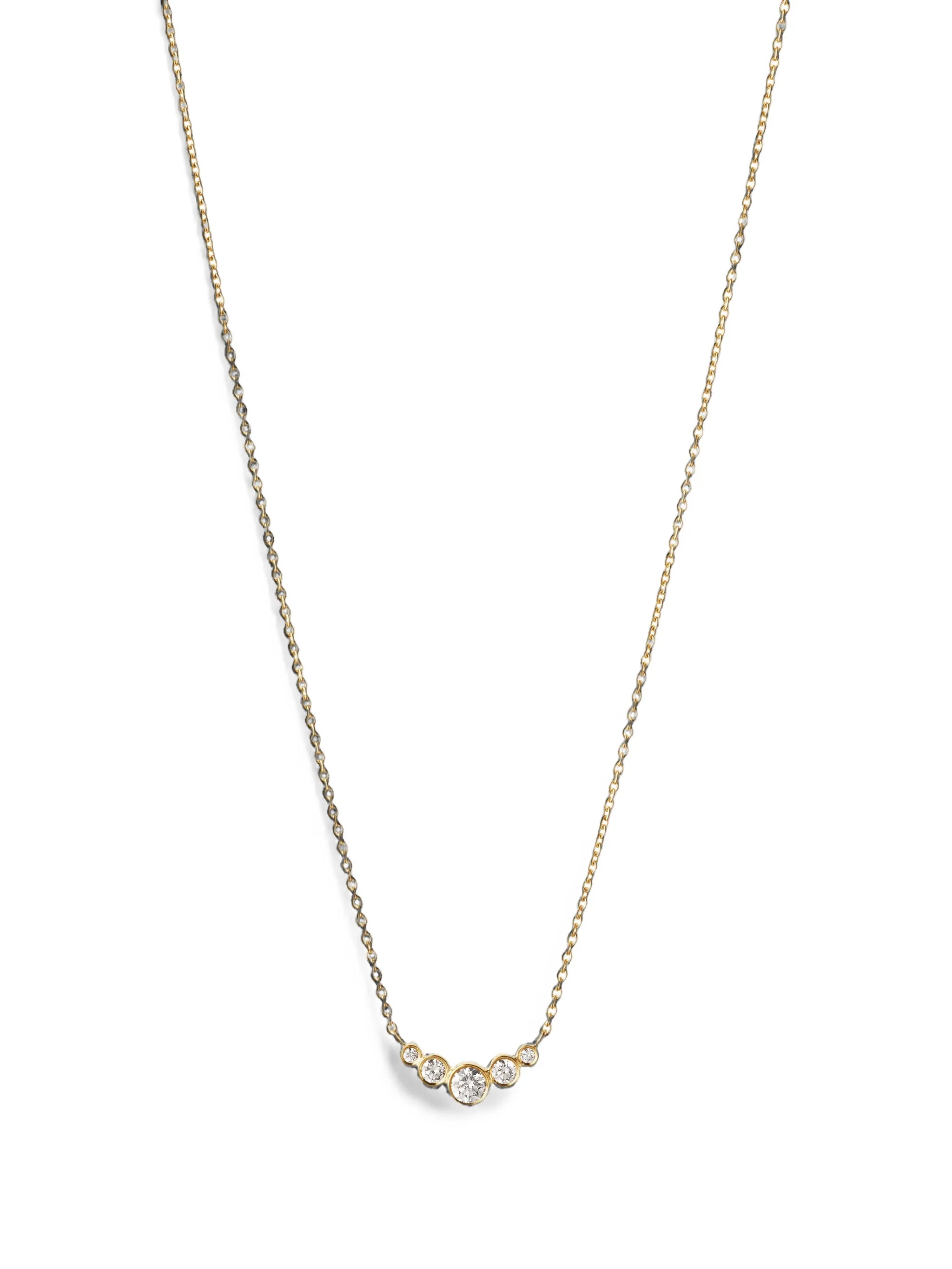 Petite Dentelle diamond necklace