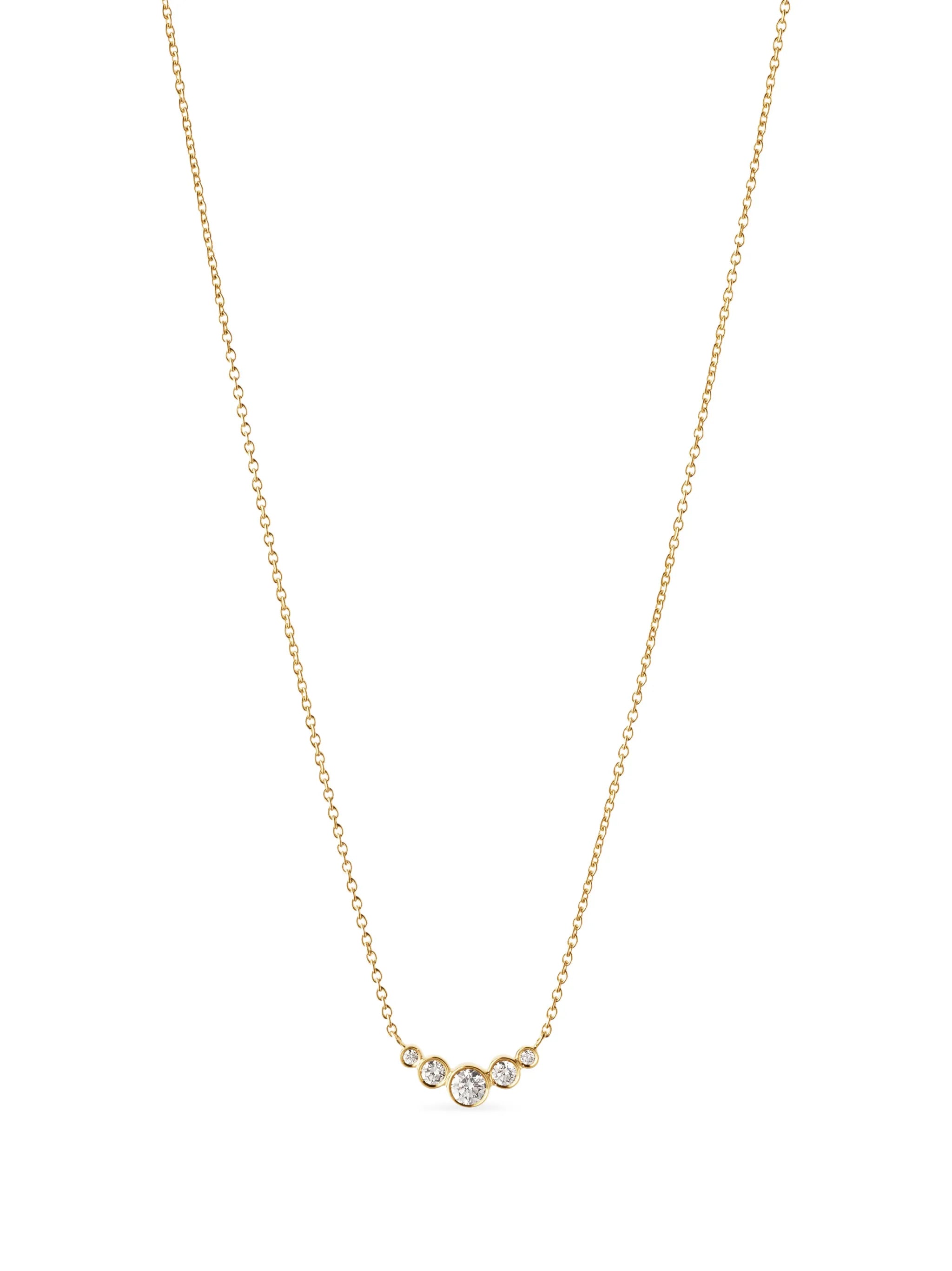 Petite Dentelle diamond necklace