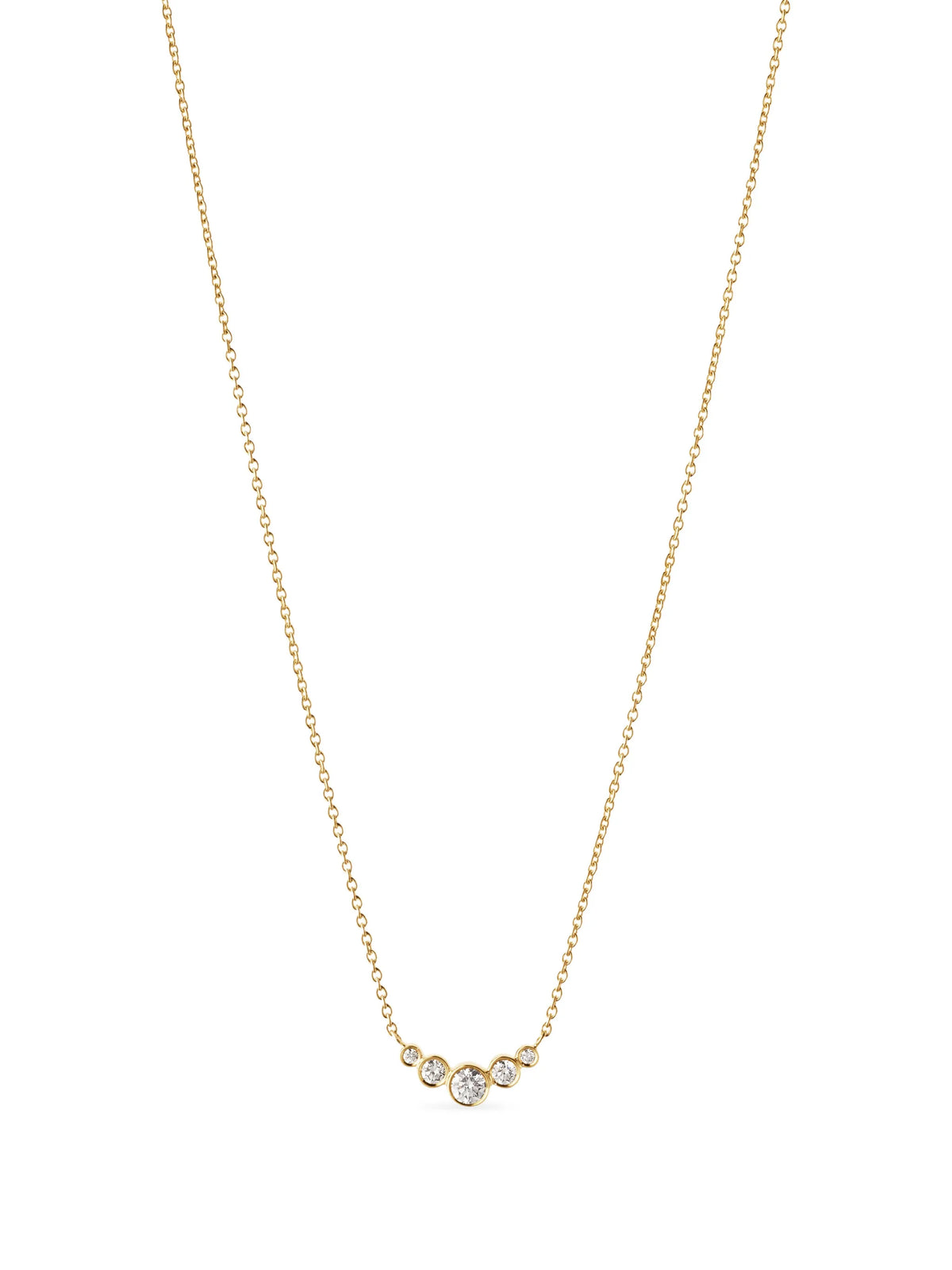 Petite Dentelle diamond necklace
