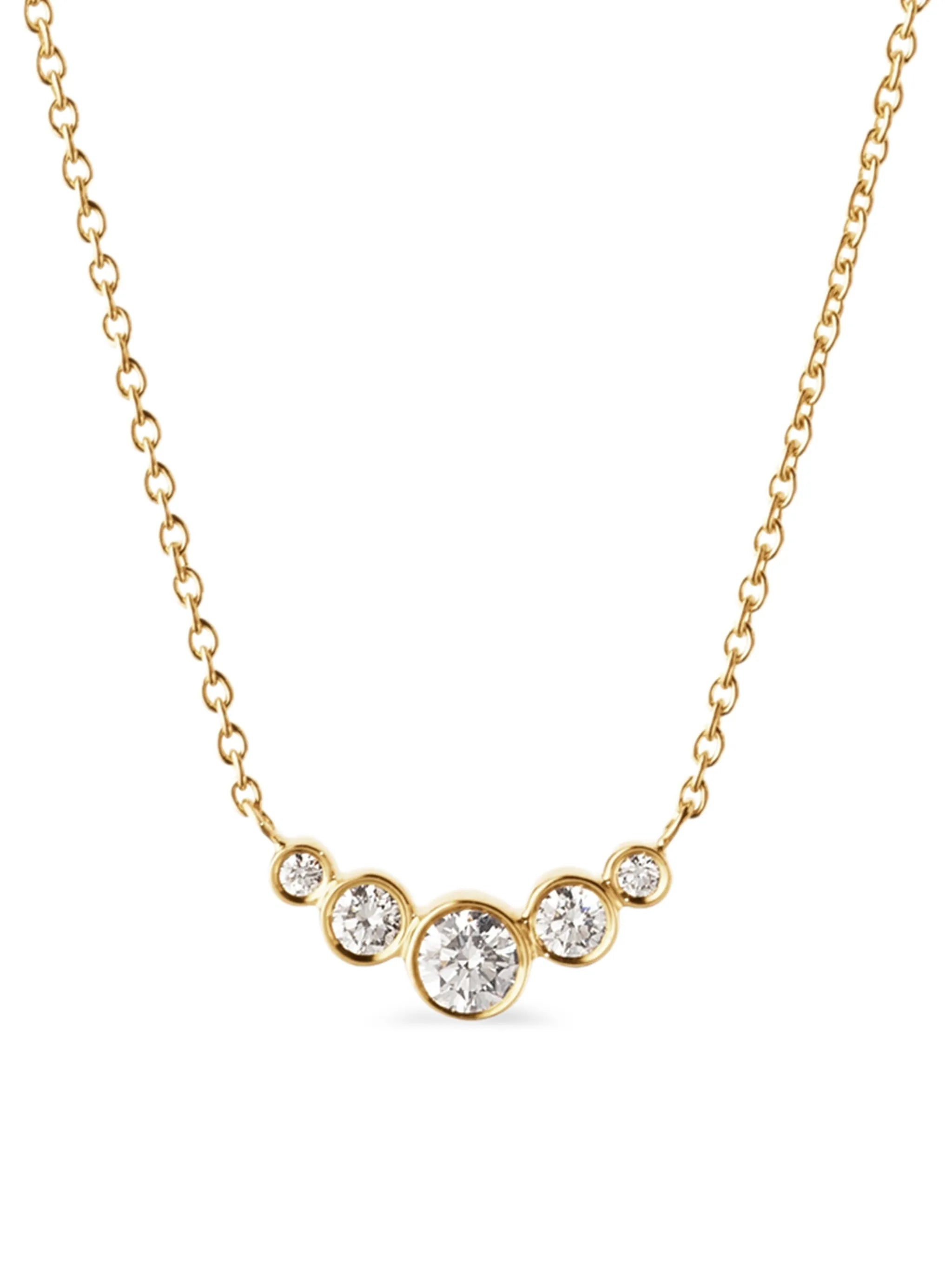 Petite Dentelle diamond necklace