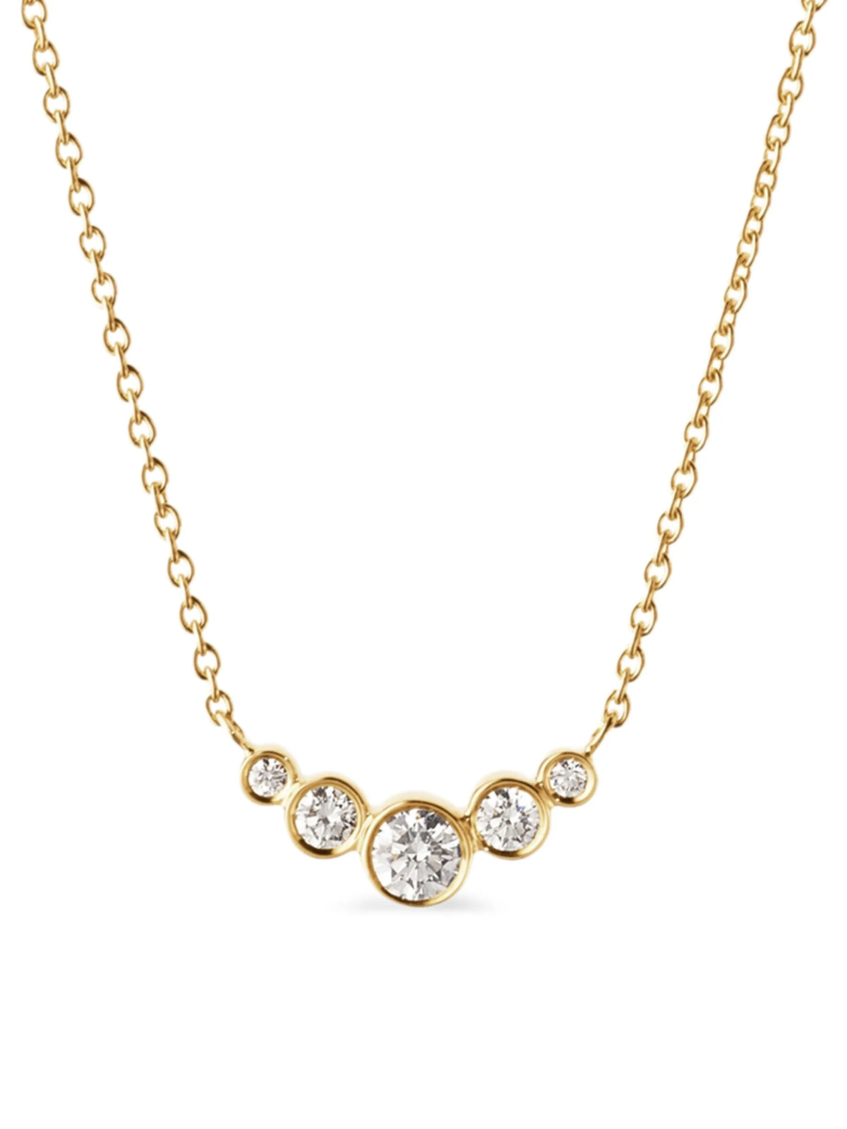 Petite Dentelle diamond necklace