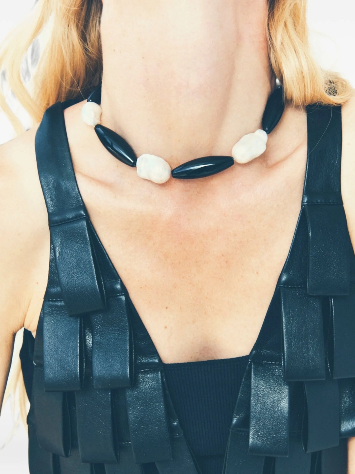 baroque pearl bead necklace