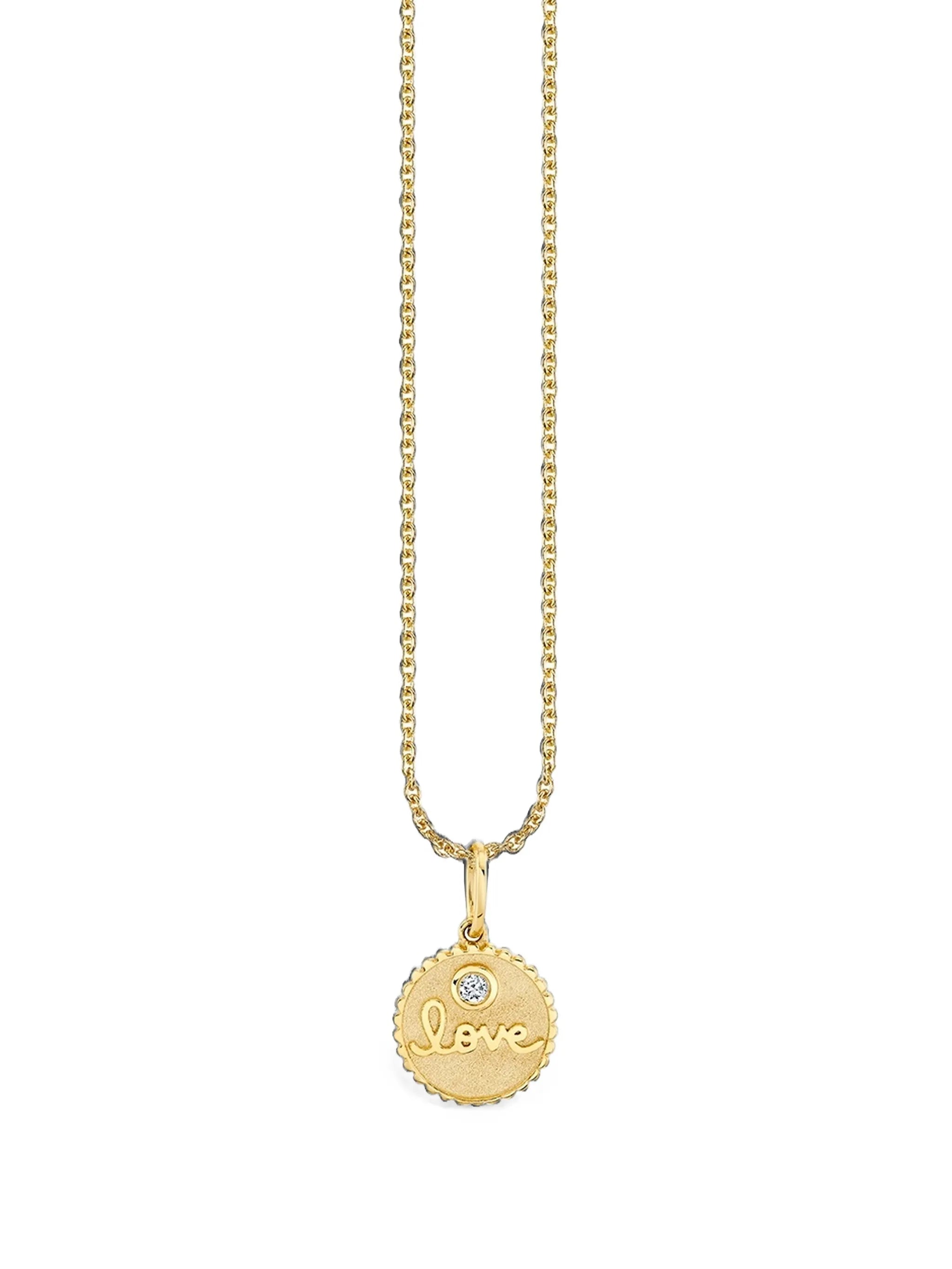 Love coin necklace