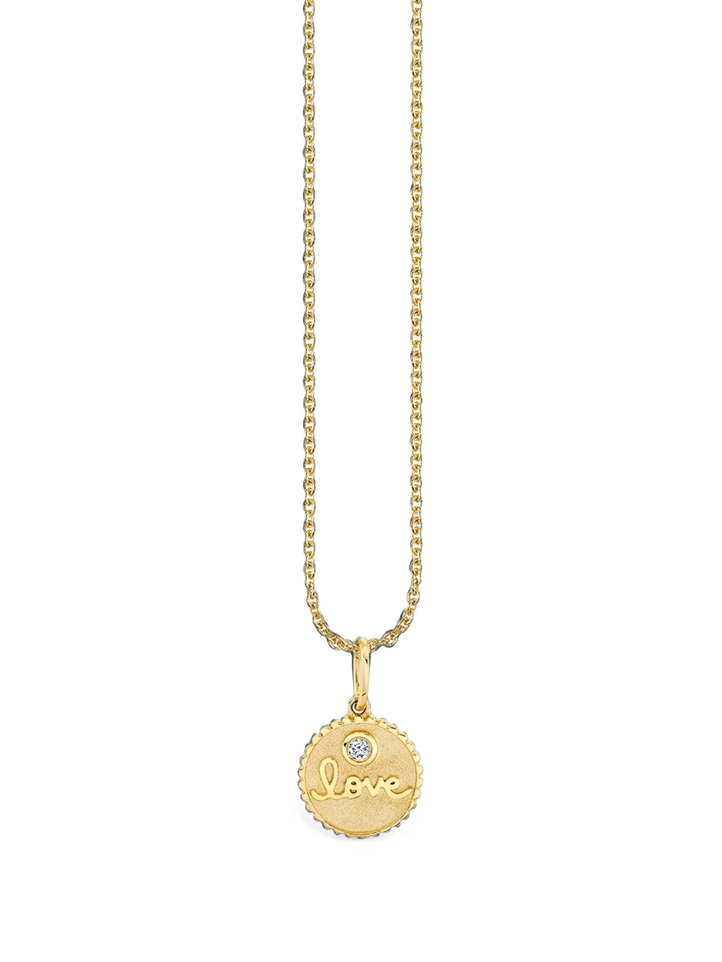 Love coin necklace