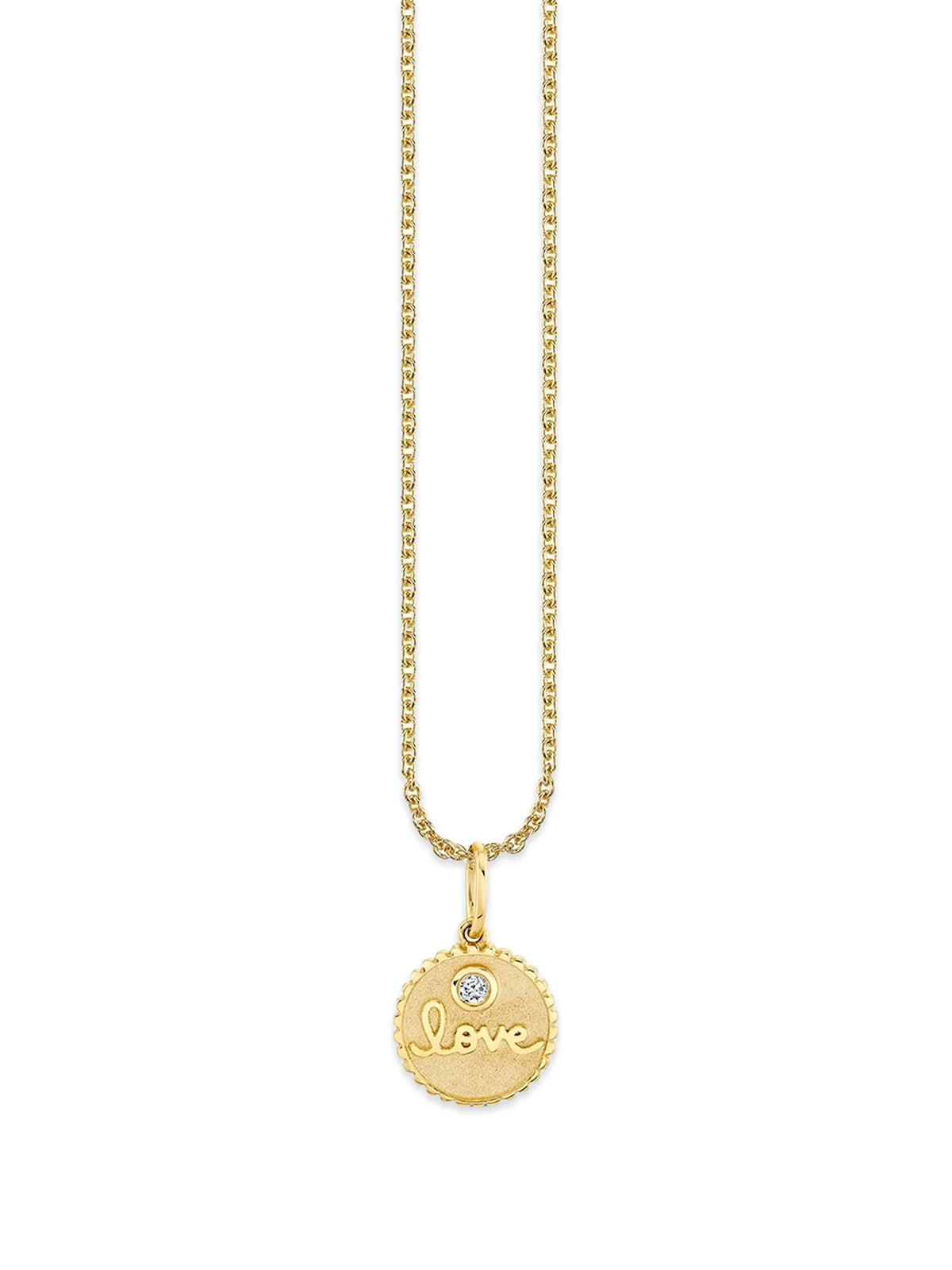 Love coin necklace