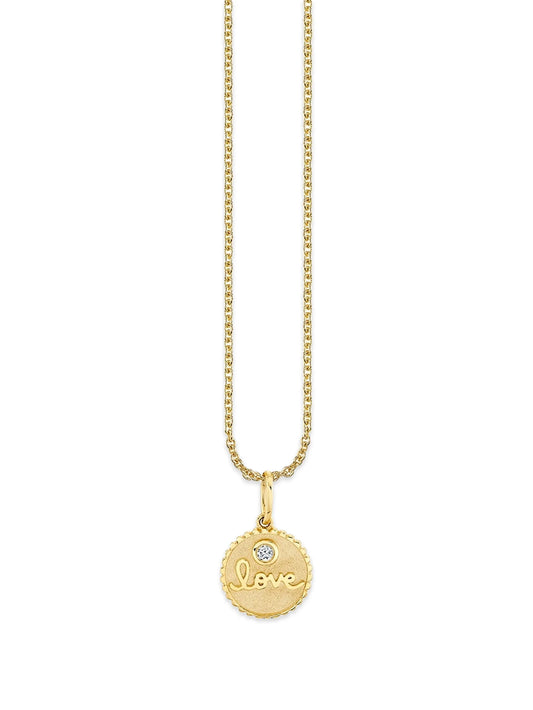 Love coin necklace