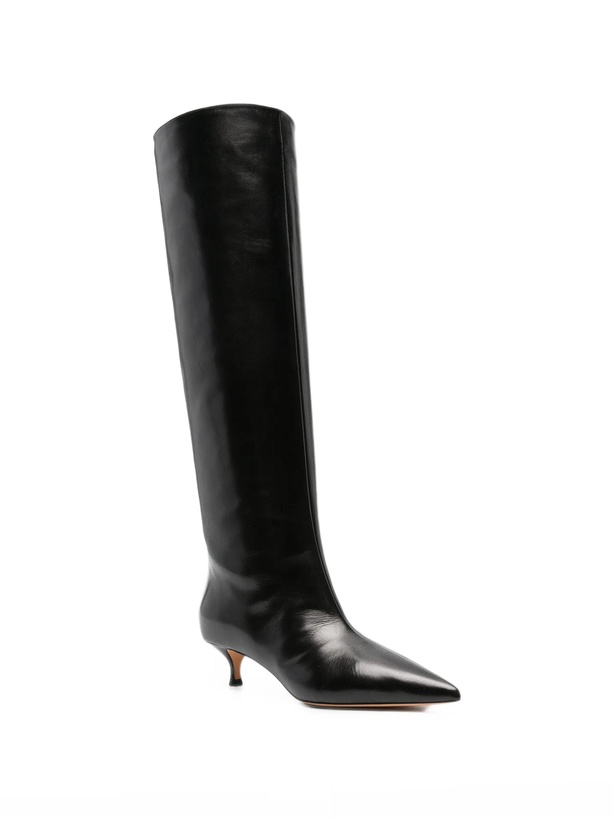 Babouche leather boots