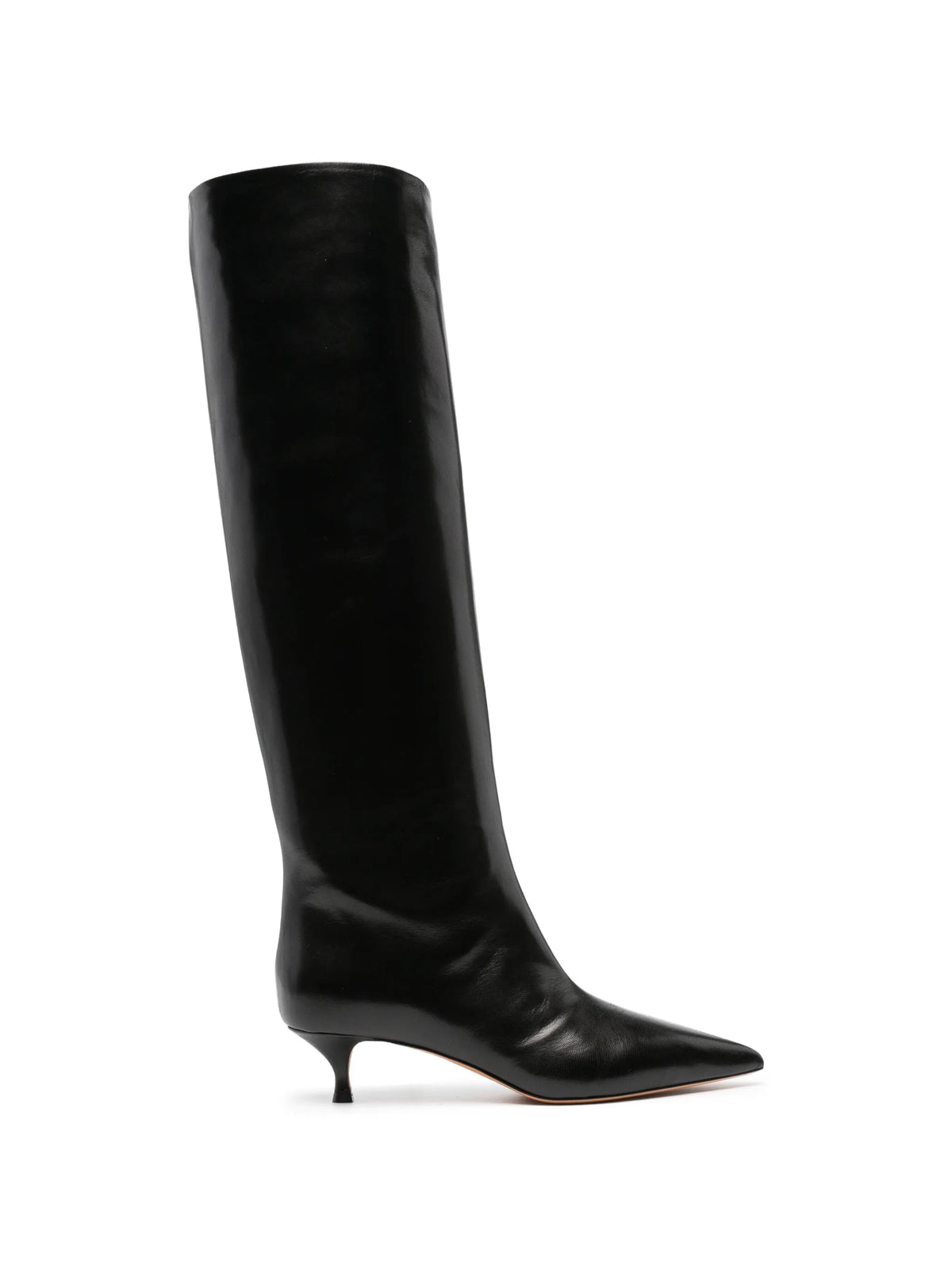 Babouche leather boots