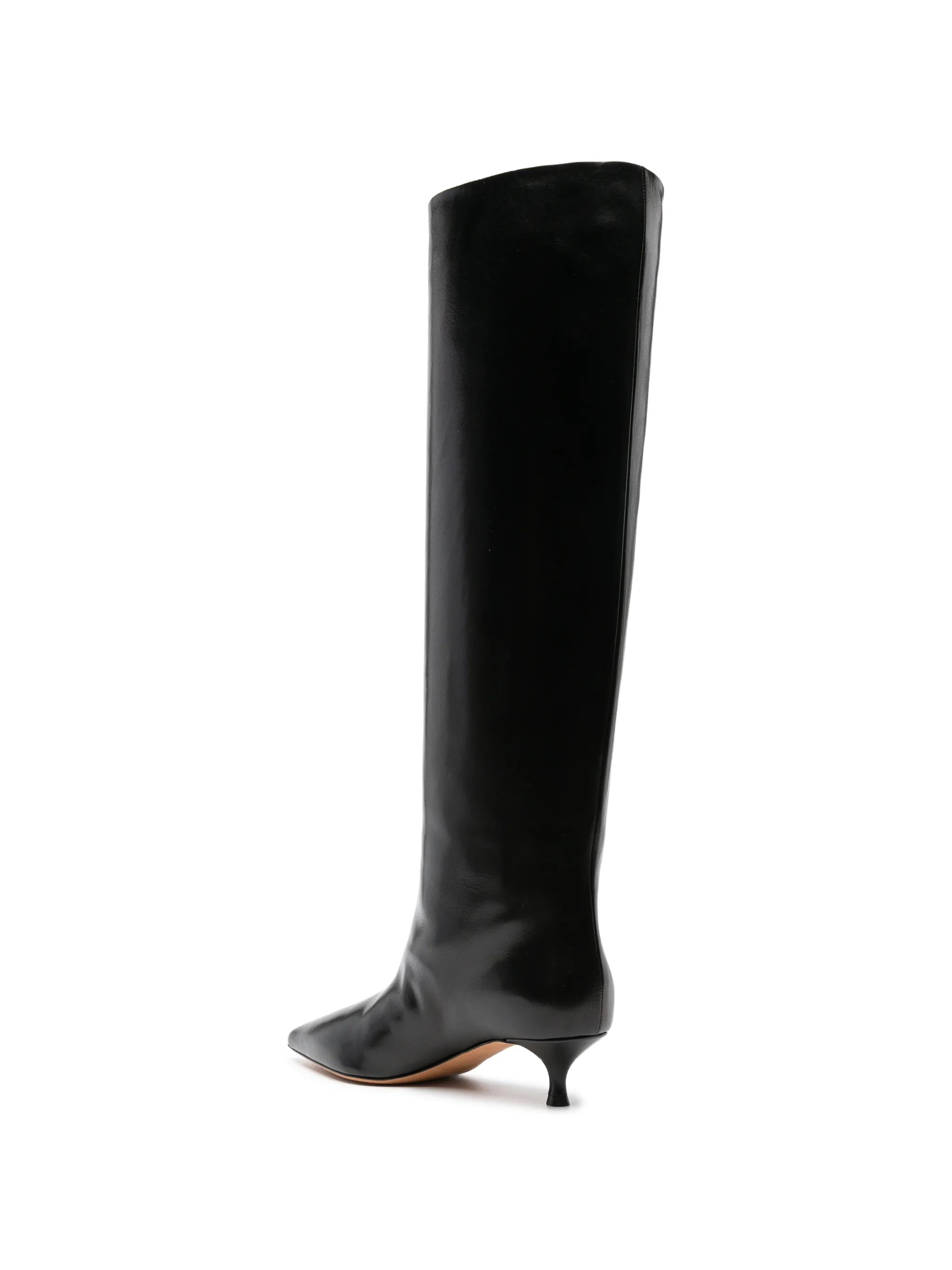 Babouche leather boots