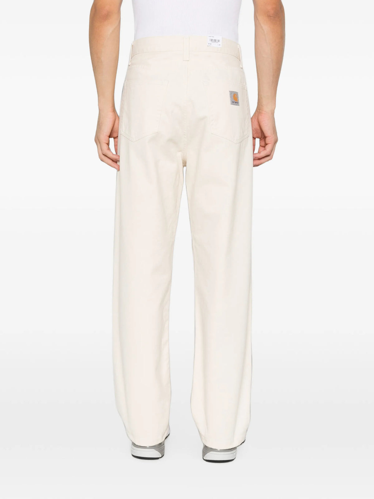 Landon logo-patch trousers