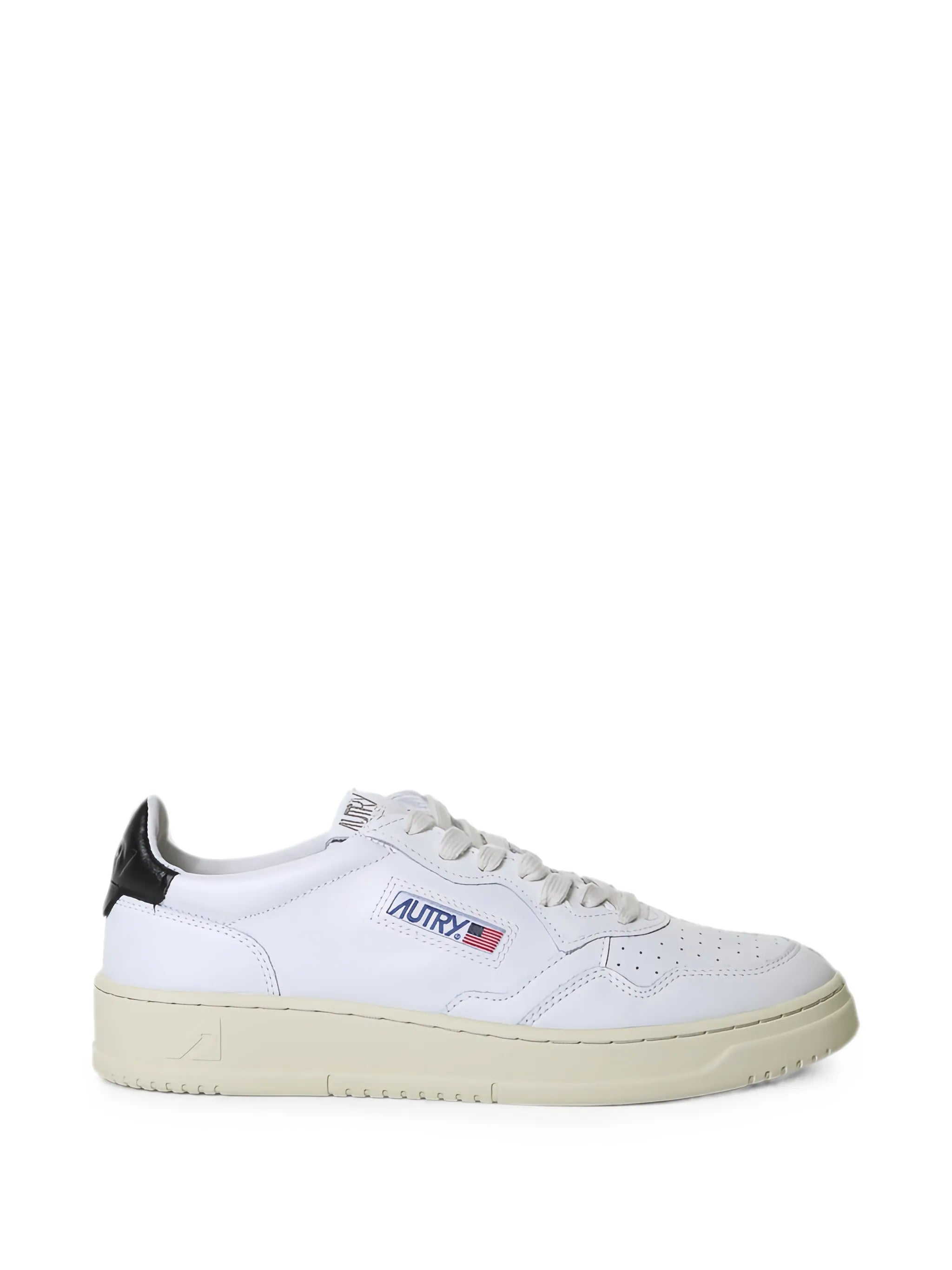Medalist perforated leather sneakers