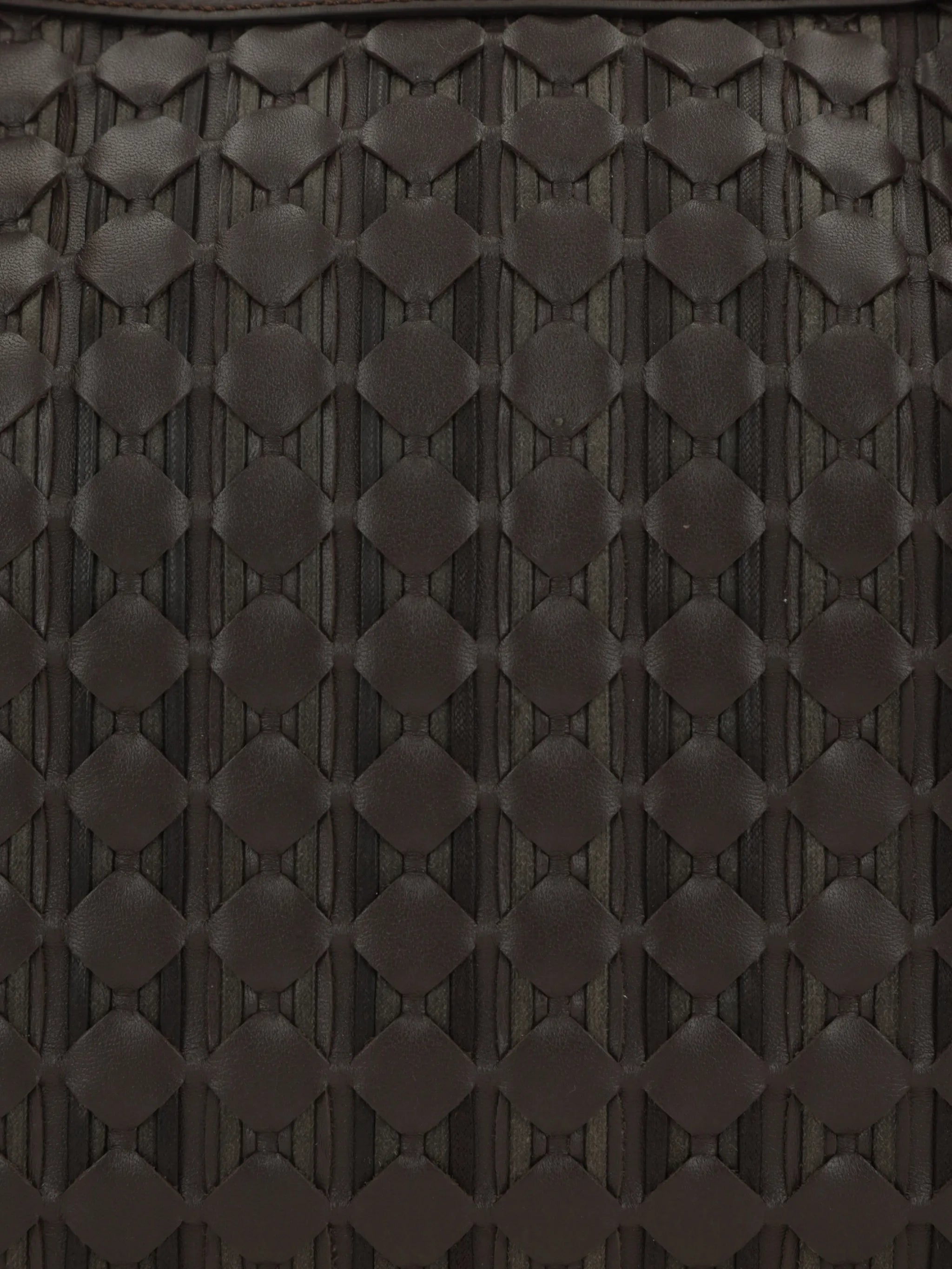small Mosaico woven leather tote bag