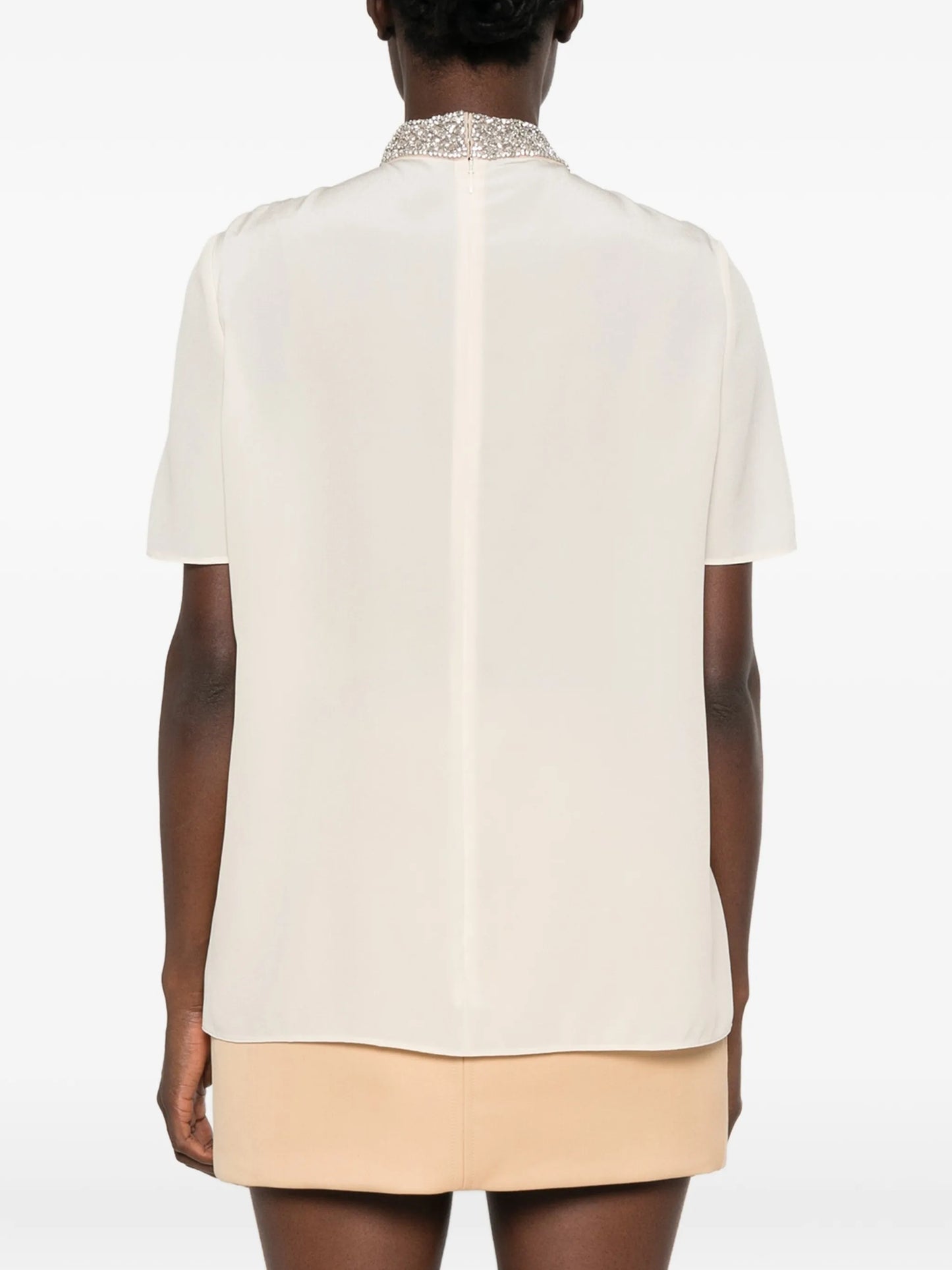 crystal-embellished blouse