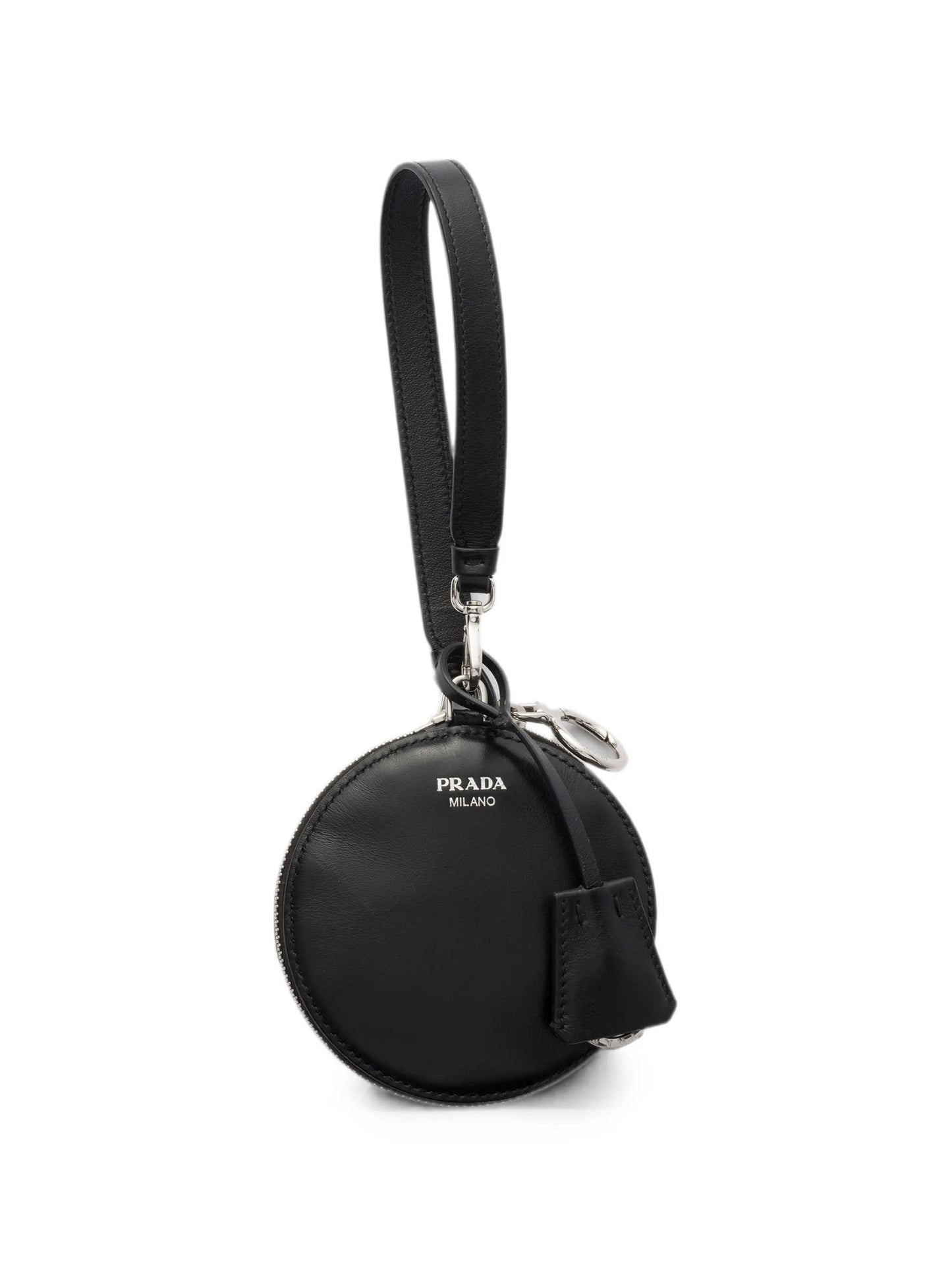 Re-Nylon and leather foldable mini-bag