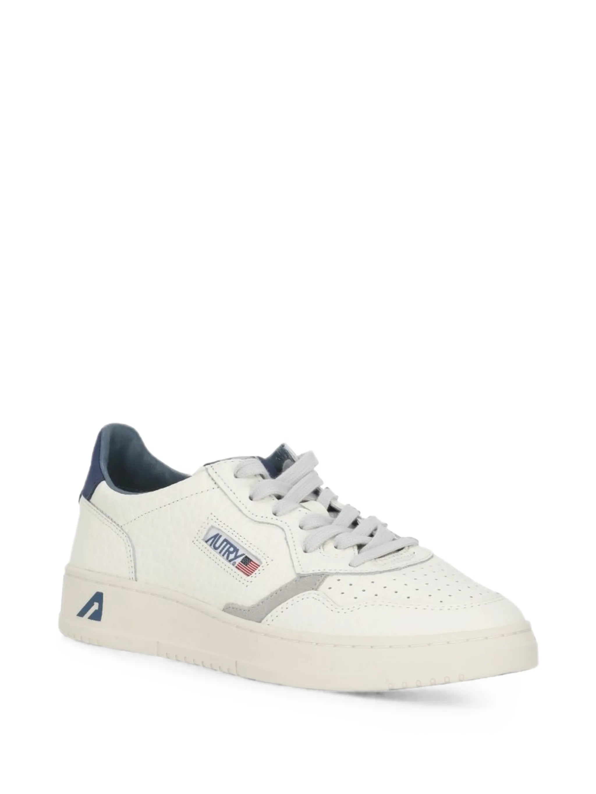 Medalist low sneakers in blue depths and vapor leather