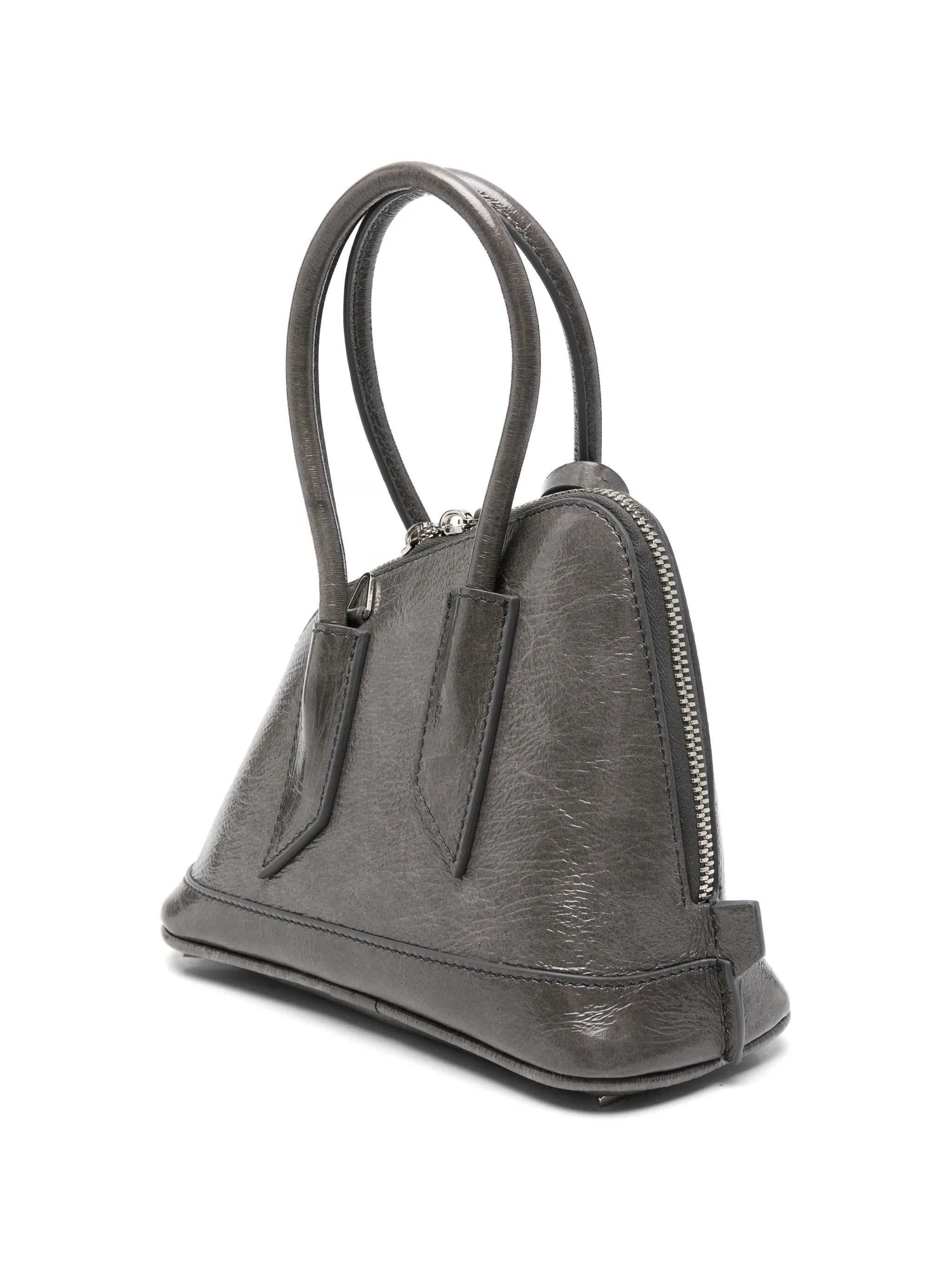 mini Sant Ambroeus patent-leather tote bag
